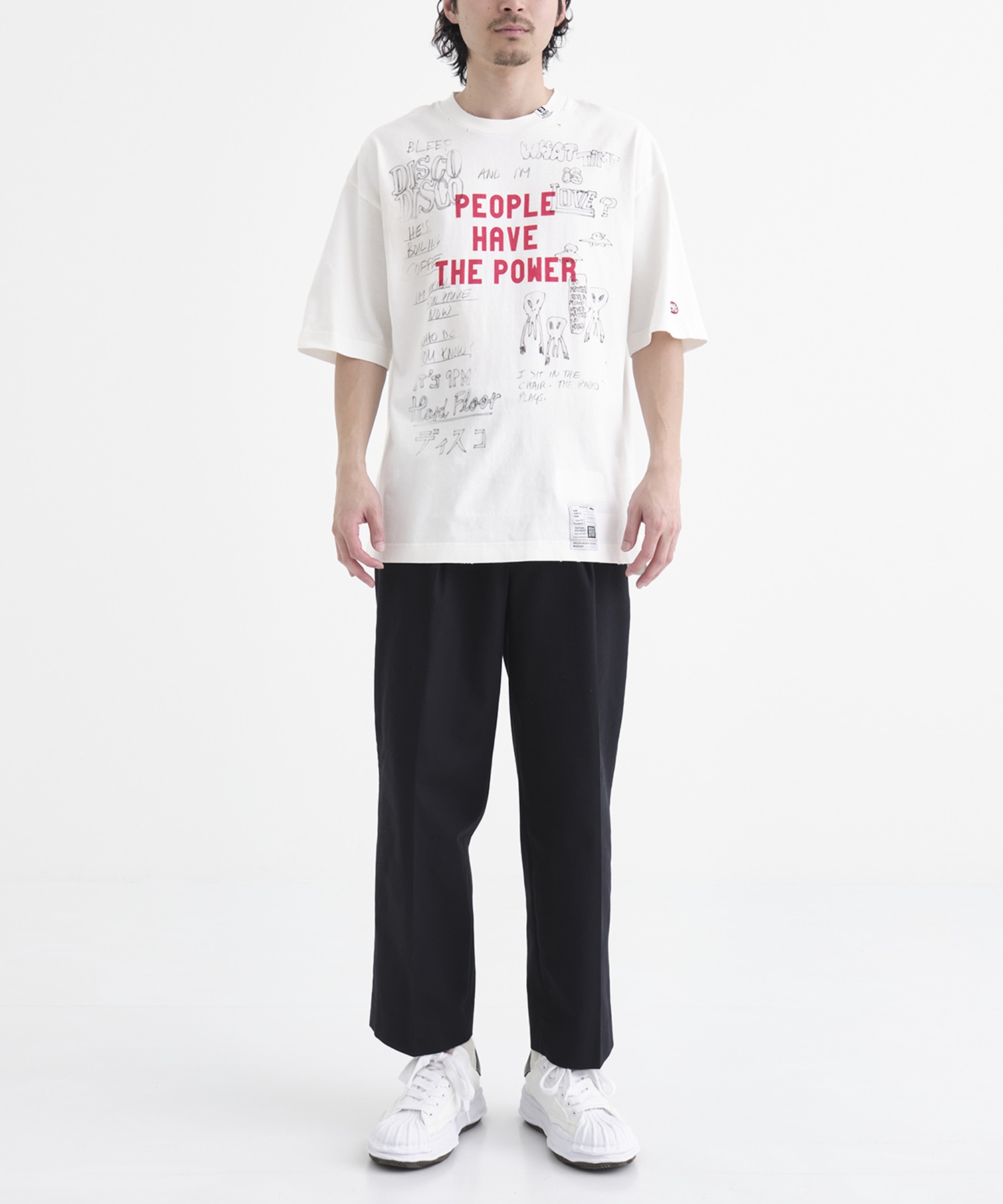 DISTRESSED TEE Maison MIHARA YASUHIRO