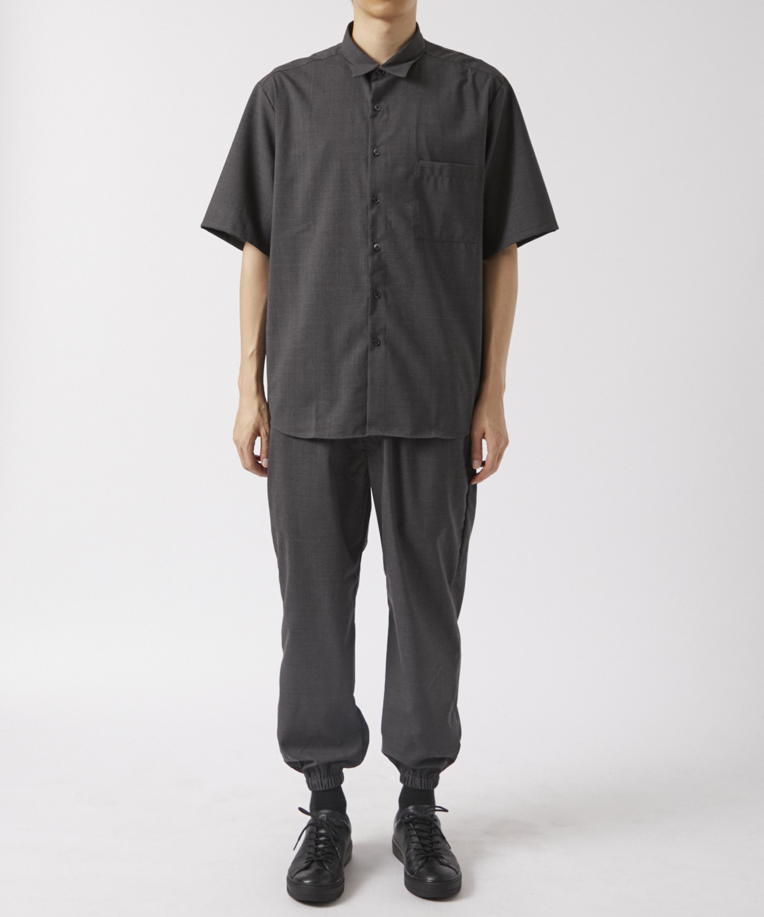 WOOL TROPICAL S/S BAGGY SHIRT SOPHNET.