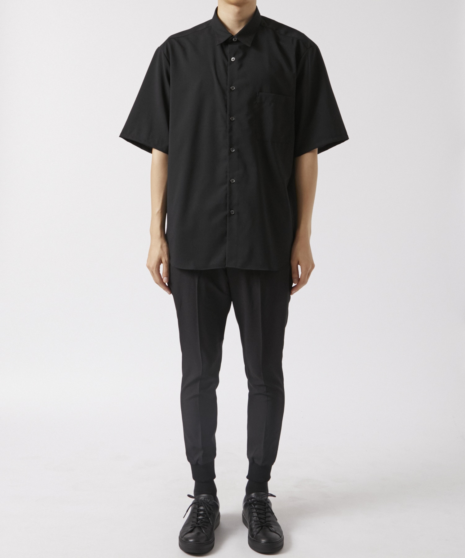 WOOL TROPICAL S/S BAGGY SHIRT SOPHNET.