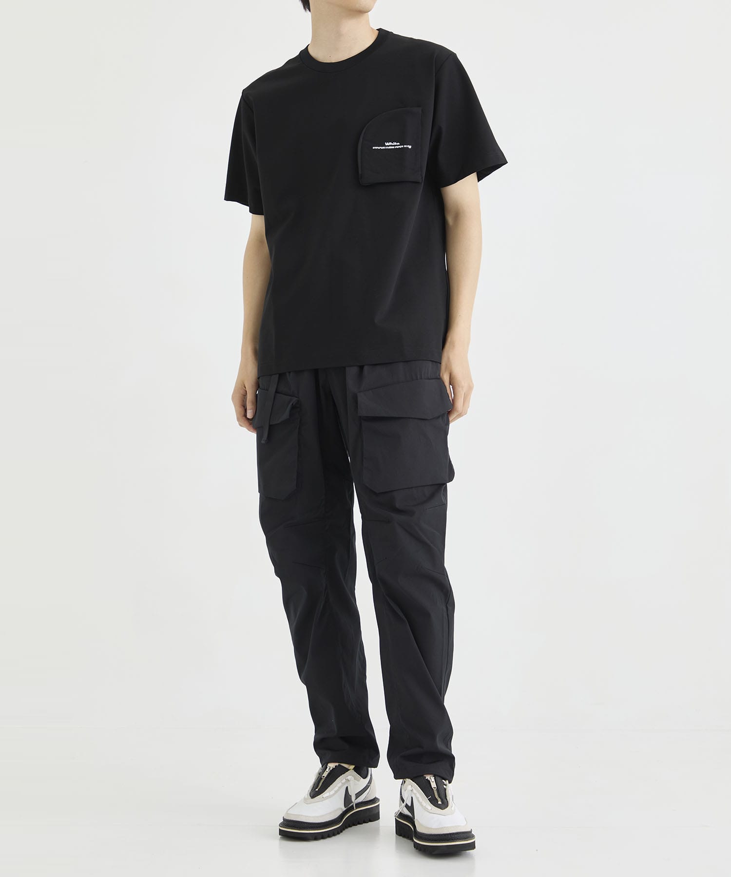 ZIP POCKET T-SHIRT White Mountaineering