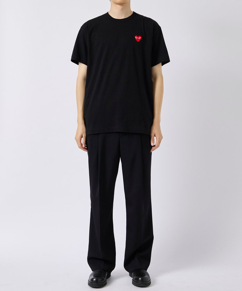 AX-T108-051 T-SHIRT RED EMBLEMRED HEART PLAY COMME des GARCONS