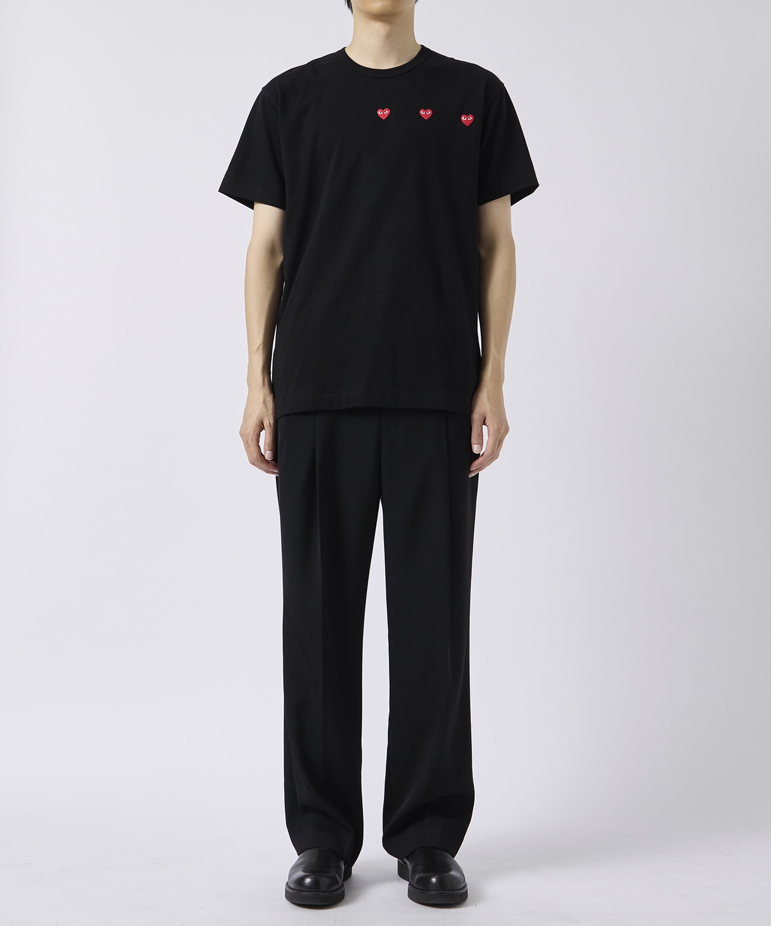 AX-T337-051 T-SHIRT LOGO PRINT PLAY COMME des GARCONS