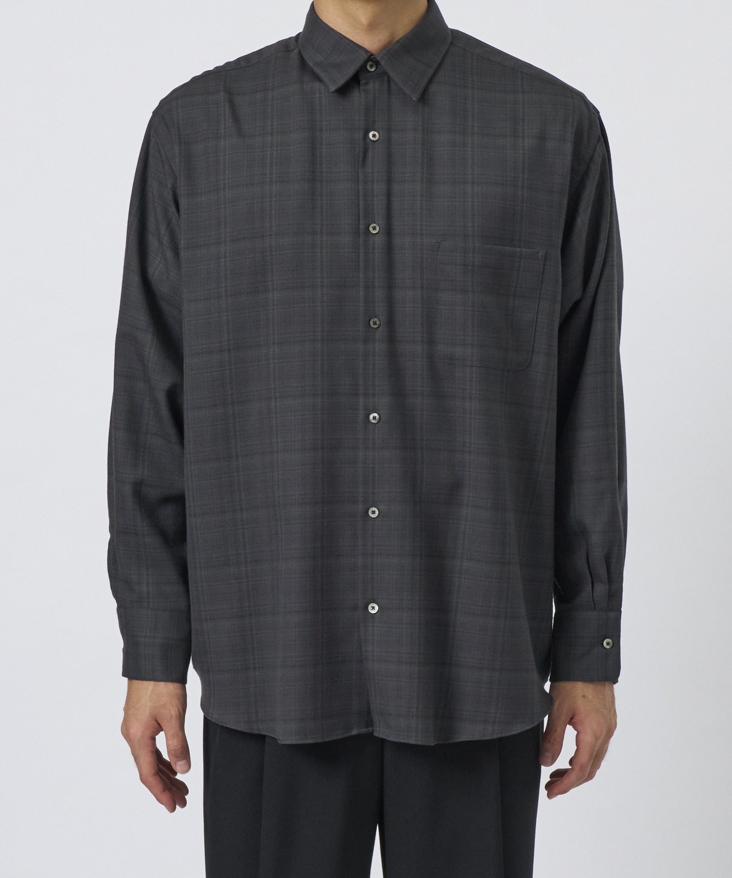 COMFORT FIT SHIRT ORGANIC WOOL CHECK VIYELLA MARKAWARE
