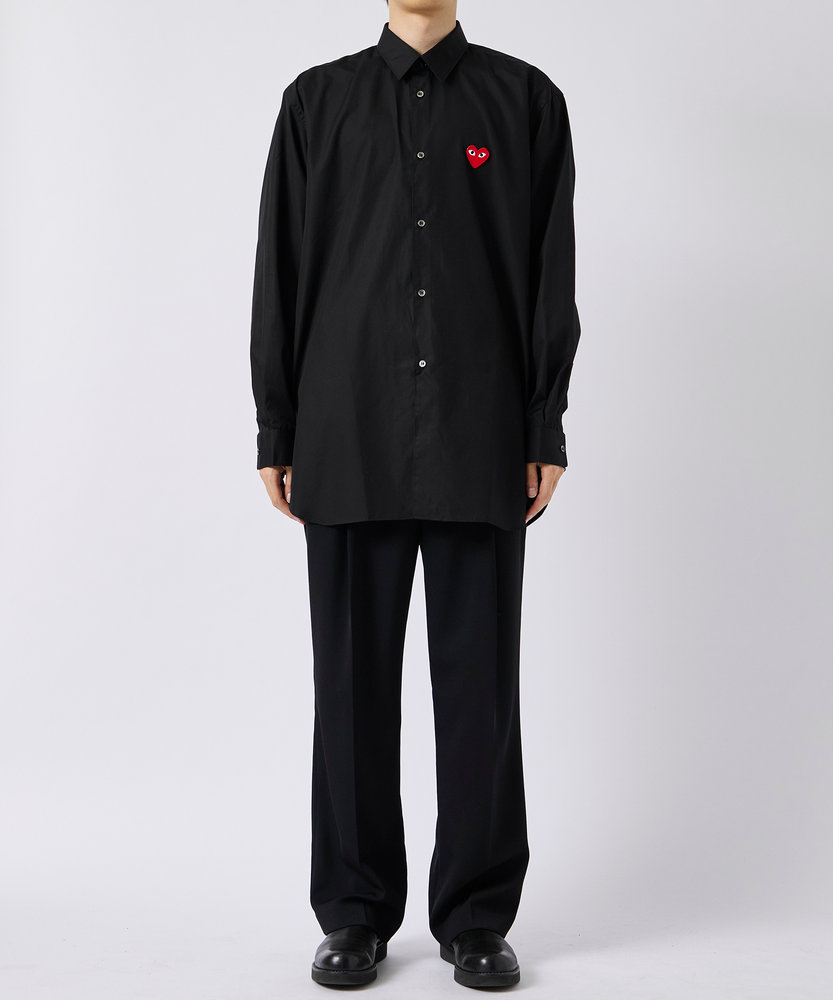 AX-B002-051 SHIRT RED EMBLEMRED HEART PLAY COMME des GARCONS