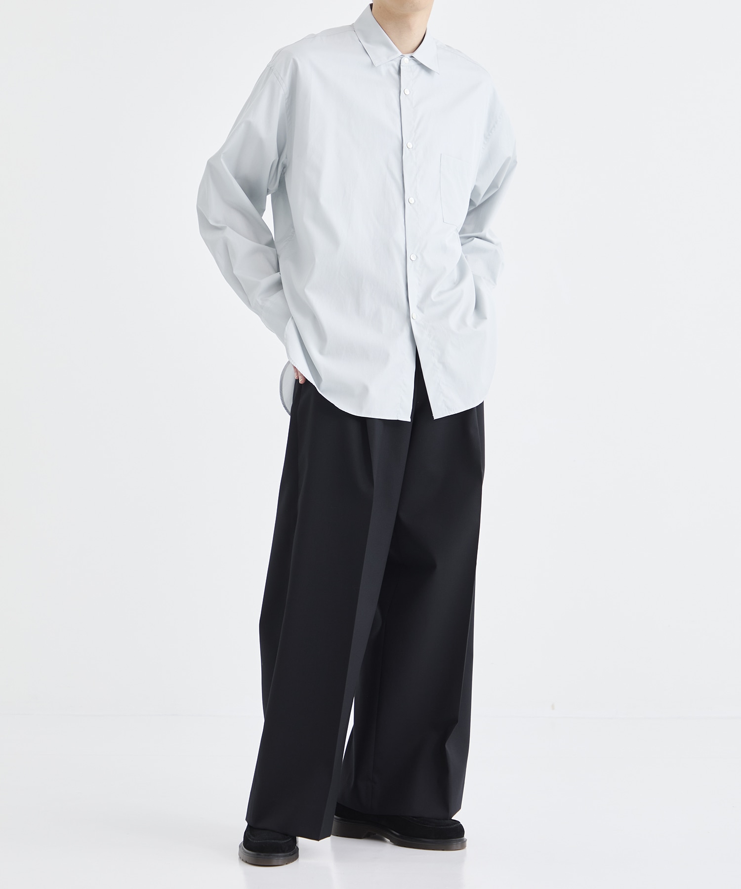 OVERSIZE DOWN PAT SHIRT ssstein