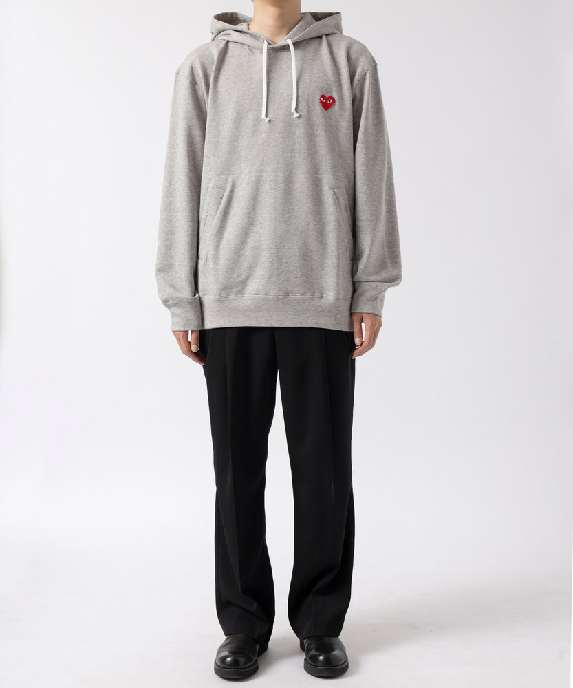 AX-T170-051 SWEATSHIRT RED EMBLEMRED HEART PLAY COMME des GARCONS