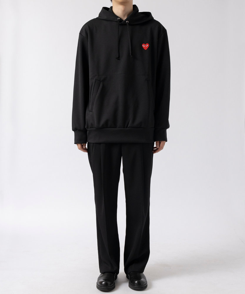 AX-T174-051 SWEATSHIRT RED EMBLEMRED HEART PLAY COMME des GARCONS