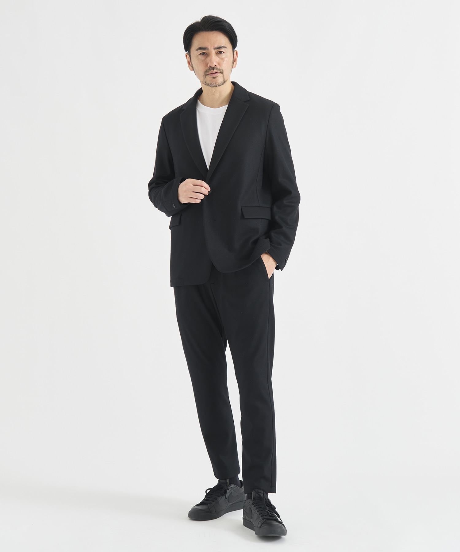 Washable Flannel Cashmere Touch Tapered Pants THE TOKYO