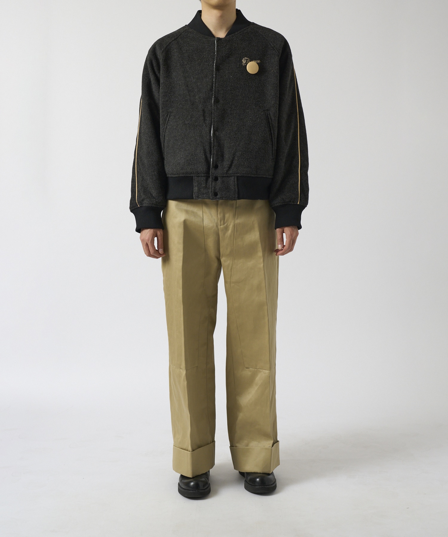 THE WORK TROUSERS KHAKI TANAKA