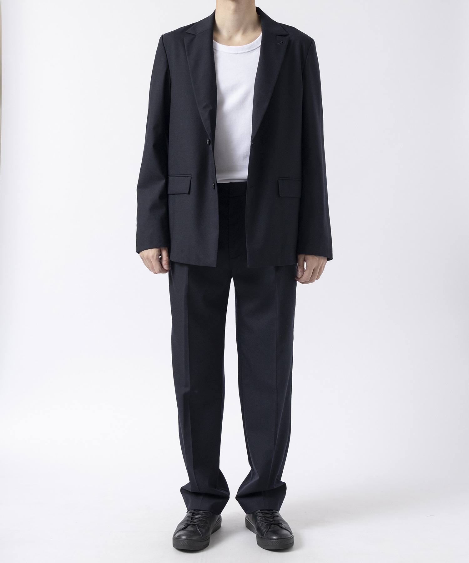 Calm Skin Easy Slim Straight Trousers THE TOKYO