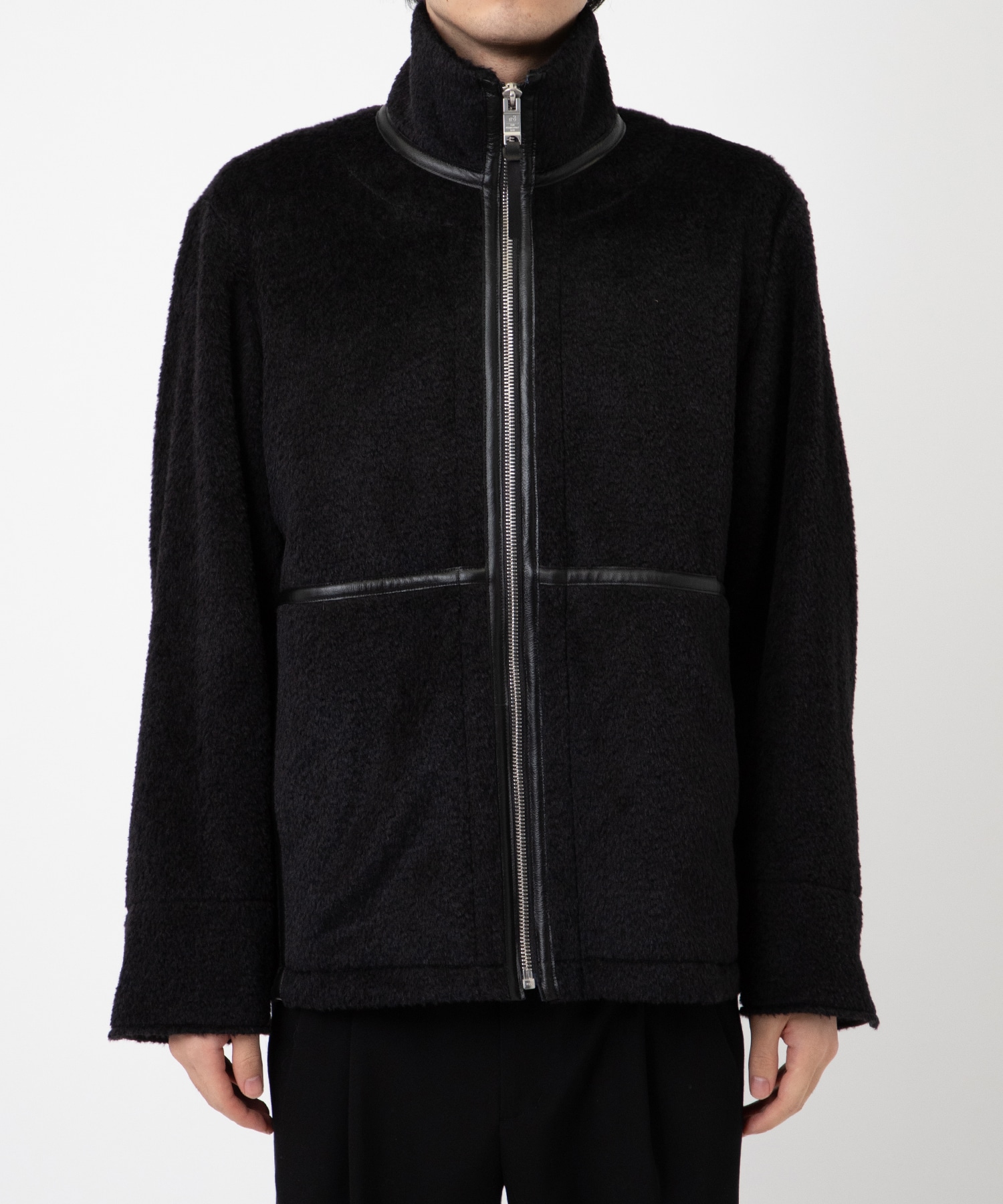 Suri Alpaca Freece Zip Blouson With YOROZU ORIGINAL WATER RE THE TOKYO