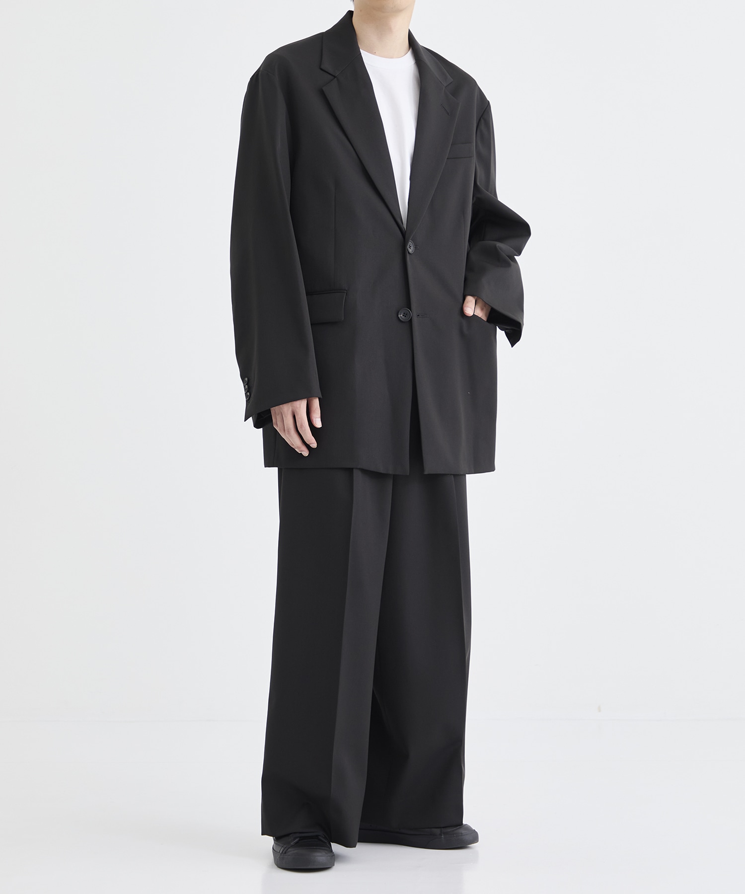 OVERSIZED SINGLE BREASTED LONG JACKET ssstein