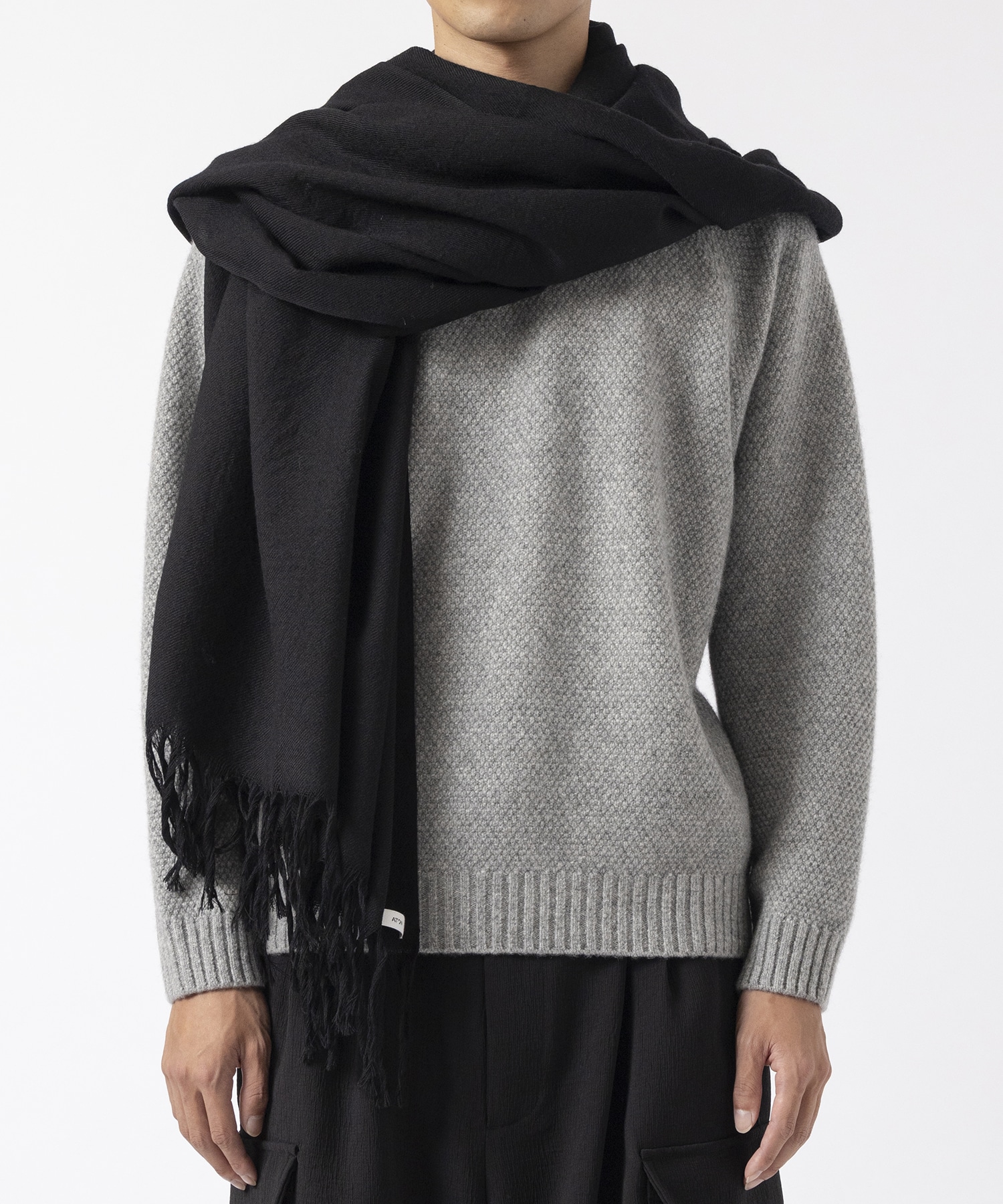 FINE AIR WOOL OVERSIZE STOLE ATON