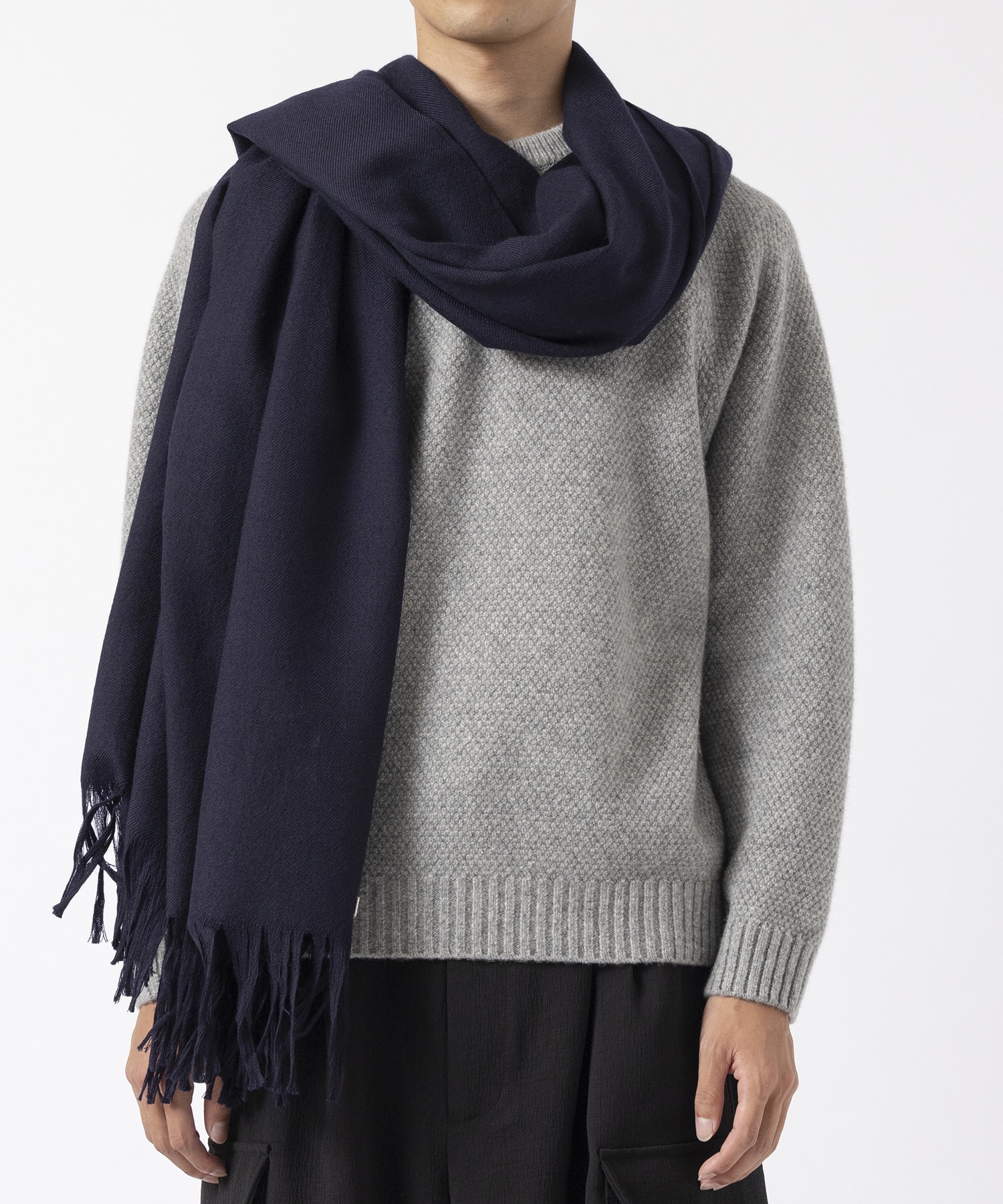 FINE AIR WOOL OVERSIZE STOLE ATON