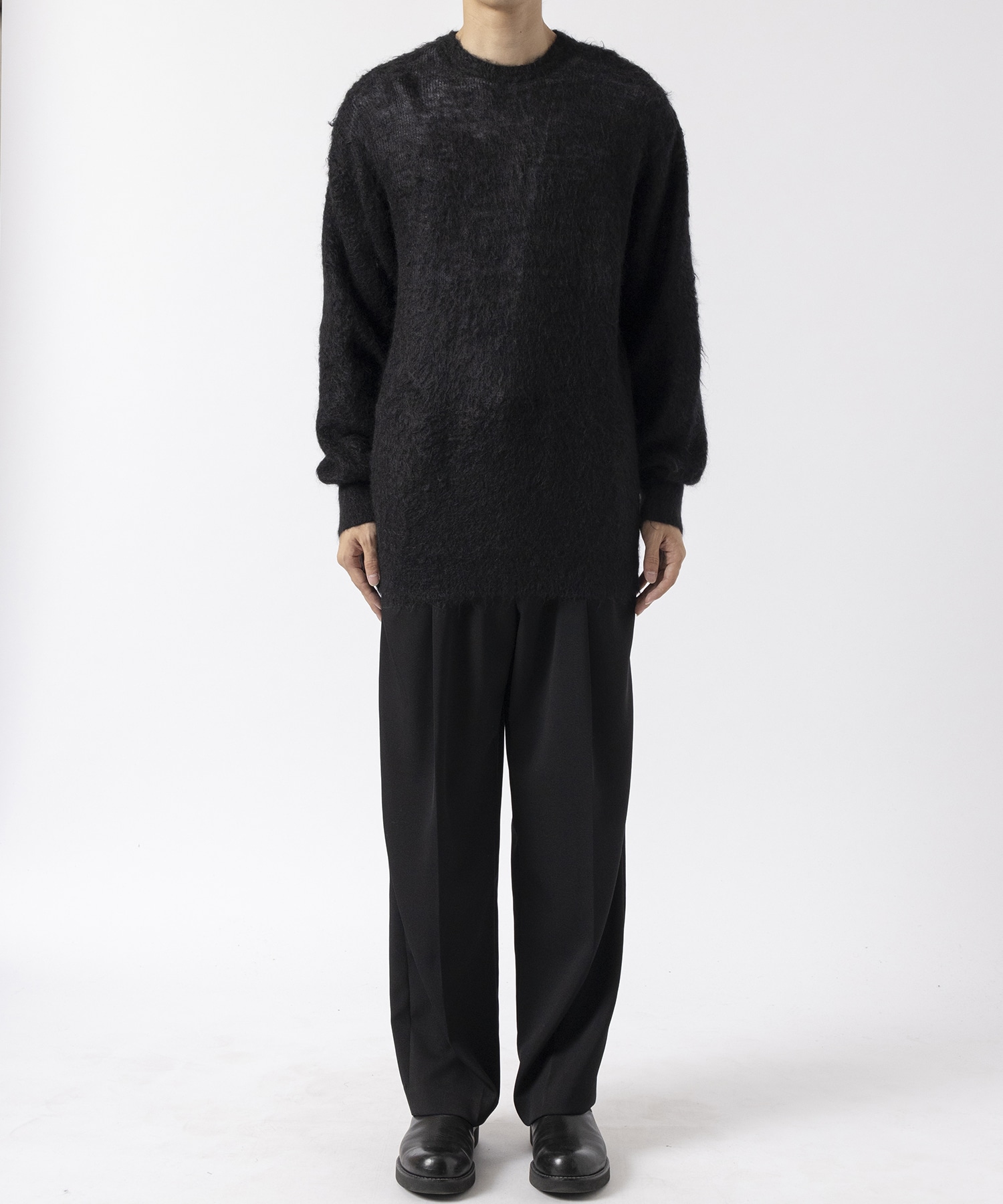 SUPER KID MOHAIR KNIT CREW NECK LS ssstein