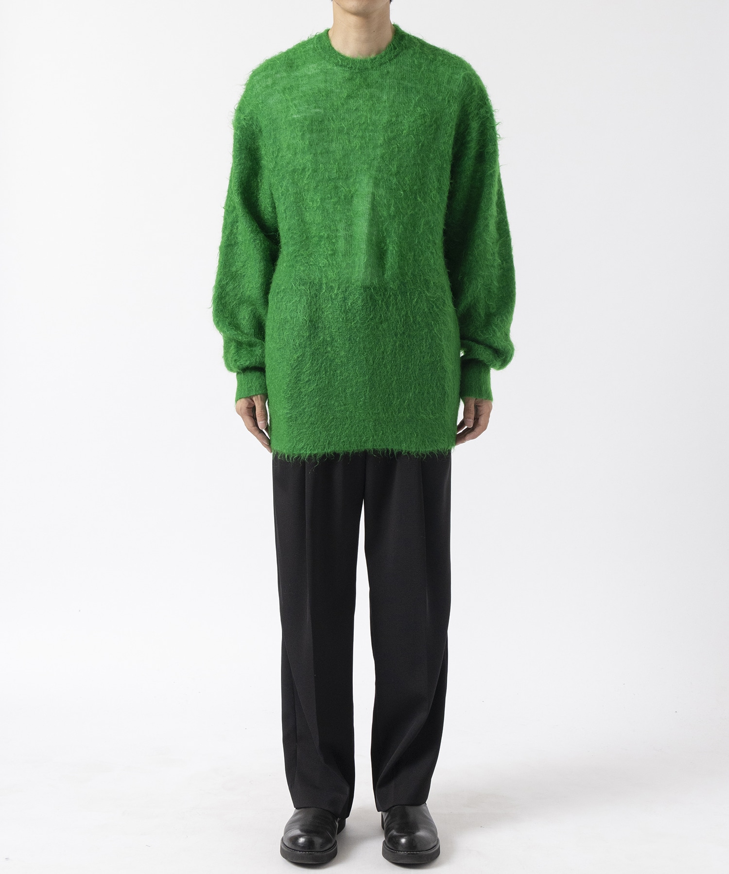 SUPER KID MOHAIR KNIT CREW NECK LS ssstein