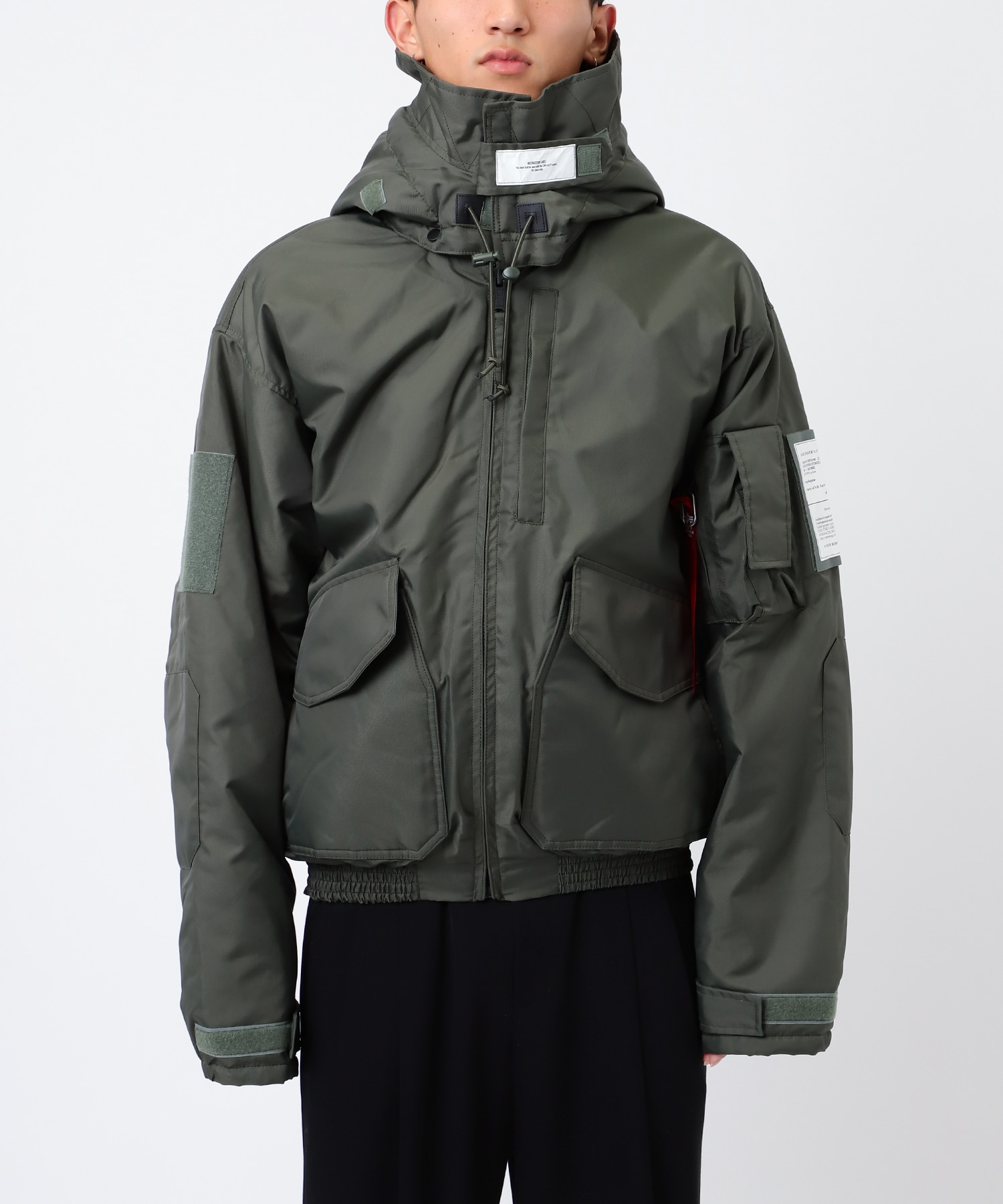 9242-BL07-013 ×ALPHA INDUSTRIES BLOUSON N.HOOLYWOOD