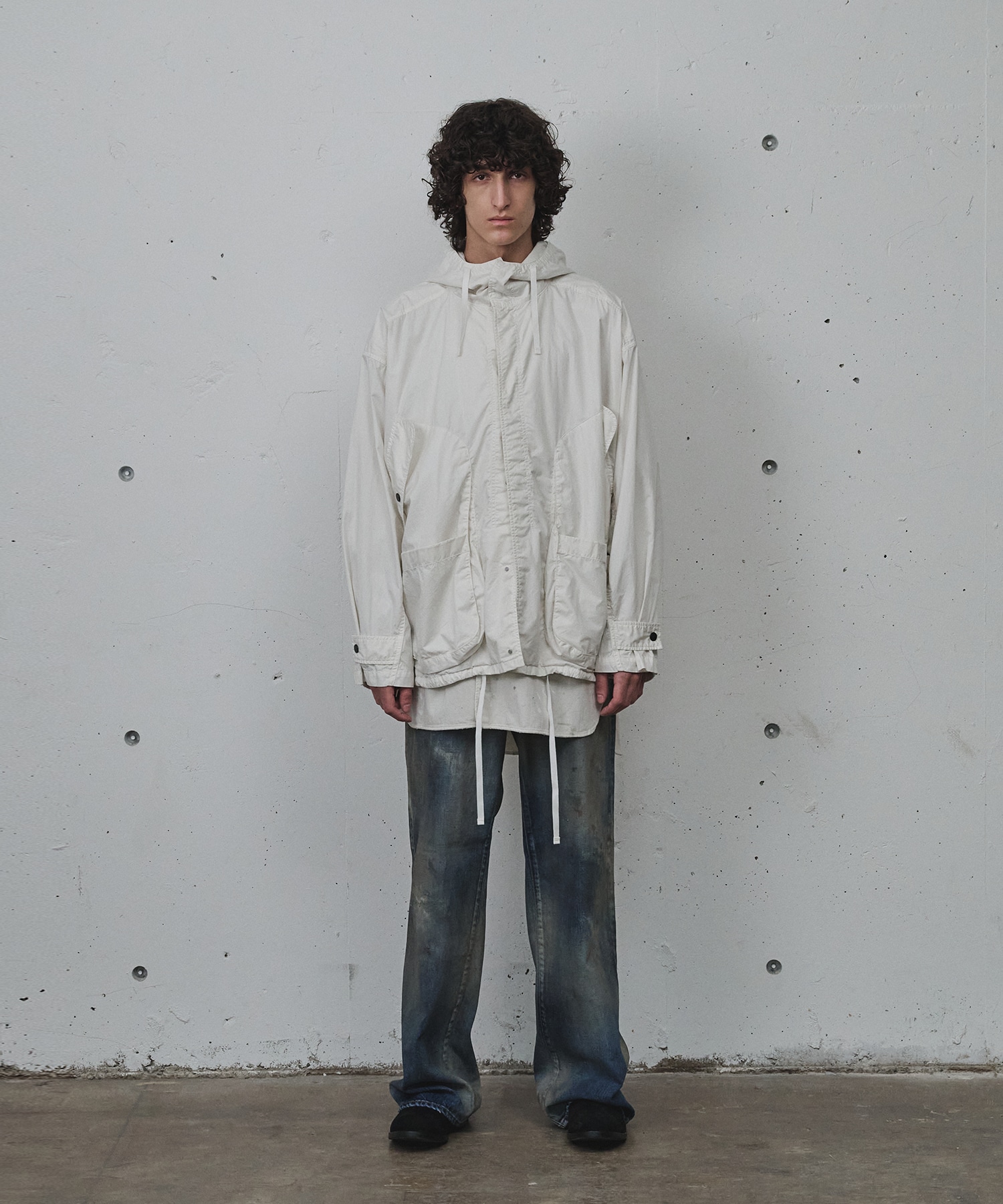 HOODED FIELD SHIRT JACKET ANCELLM