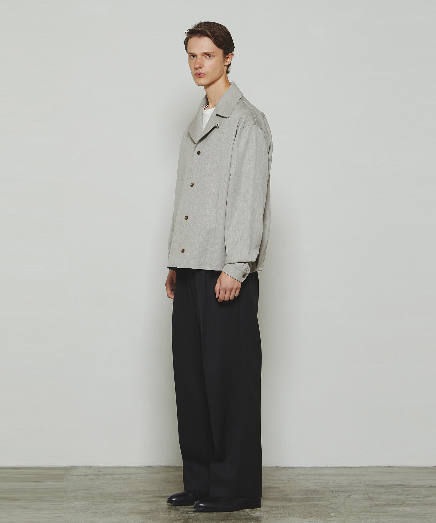 RERACS OPEN COLLAR EASY JACKET THE RERACS
