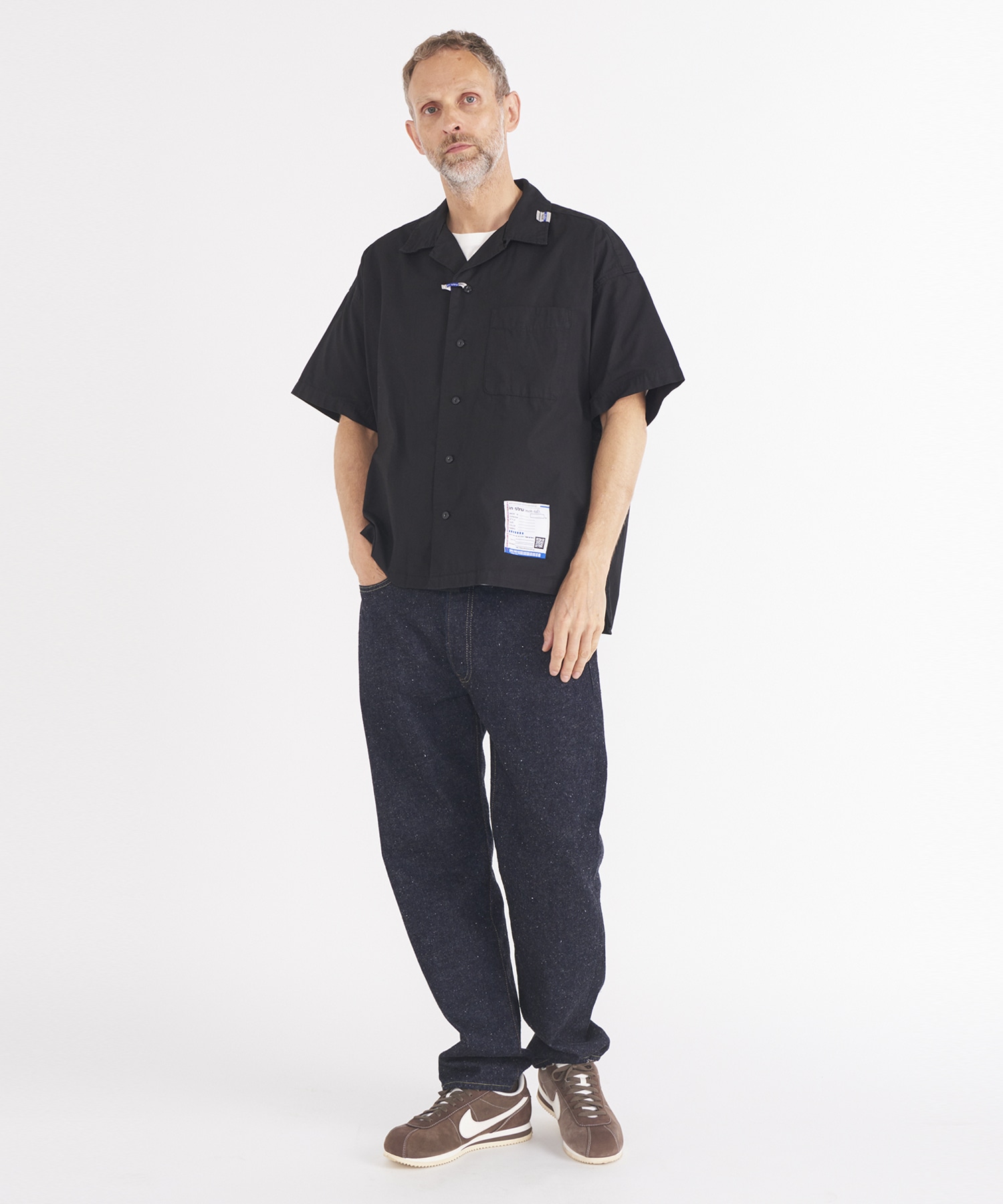 HIGH DENSITY OX SS SHIRTS Maison MIHARA YASUHIRO