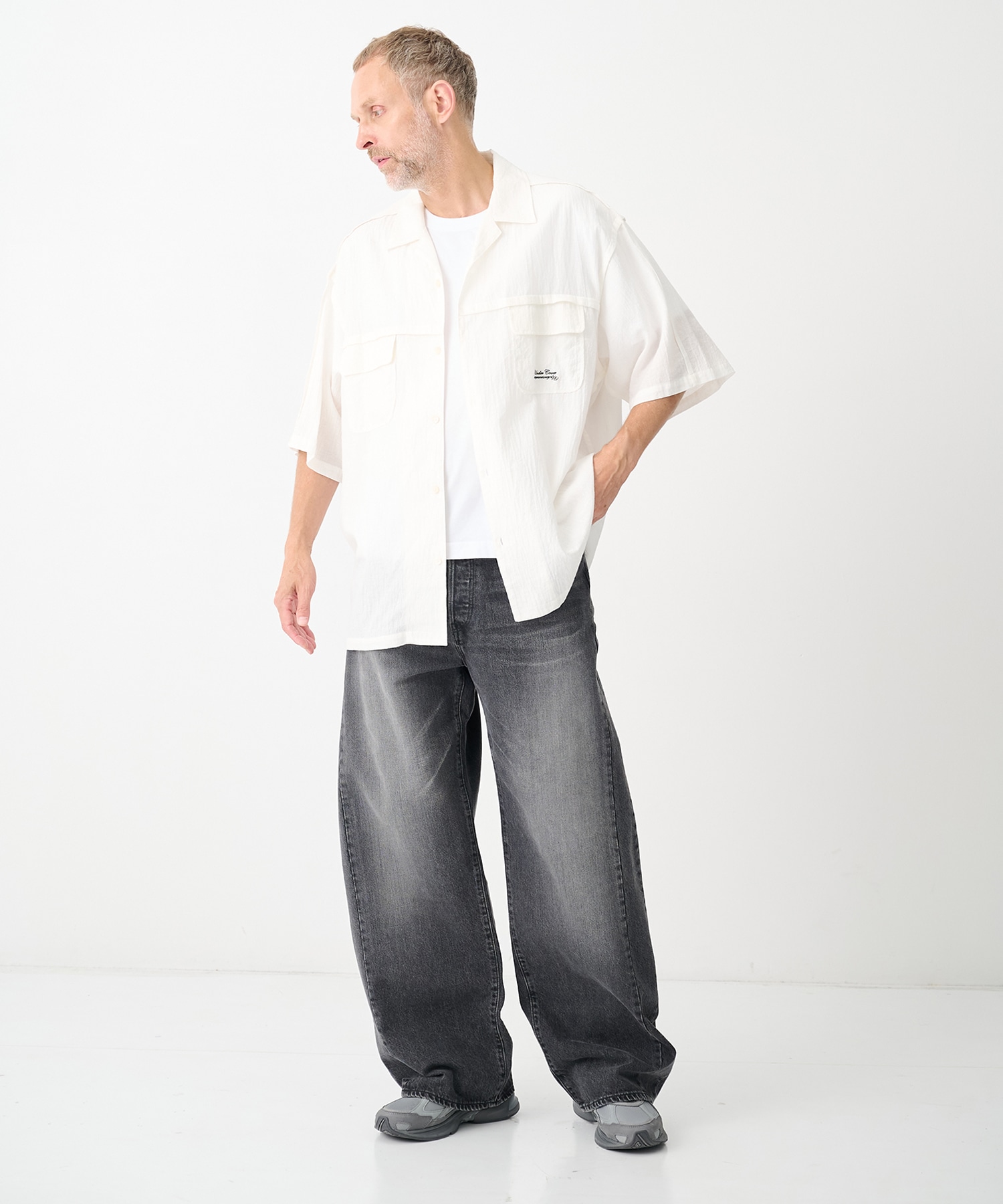 アンダーカバー　カーゴポケット　オーバーサイズTシャツ　4 UNDERCOVER（アンダーカバー）| THE TOKYO MENSUP1F4409 S/S Open