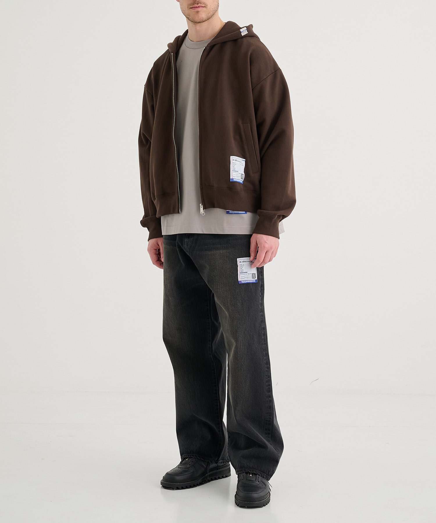 HEAVY WEIGHT FRENCH TERRY ZIP PARKA Maison MIHARA YASUHIRO