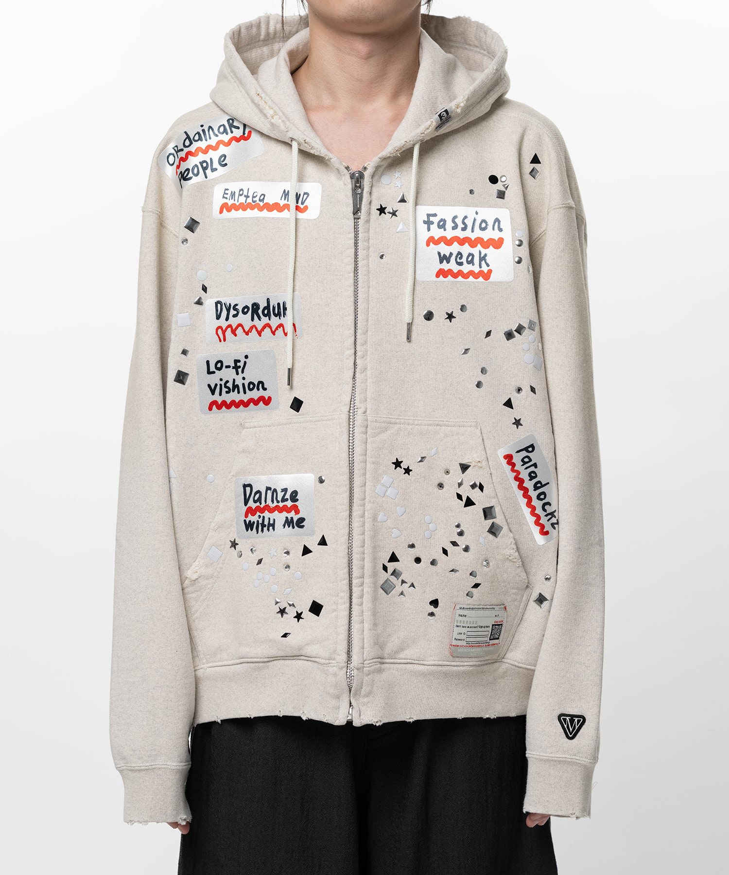 EMBELLISHED STICKER PARKA Maison MIHARA YASUHIRO
