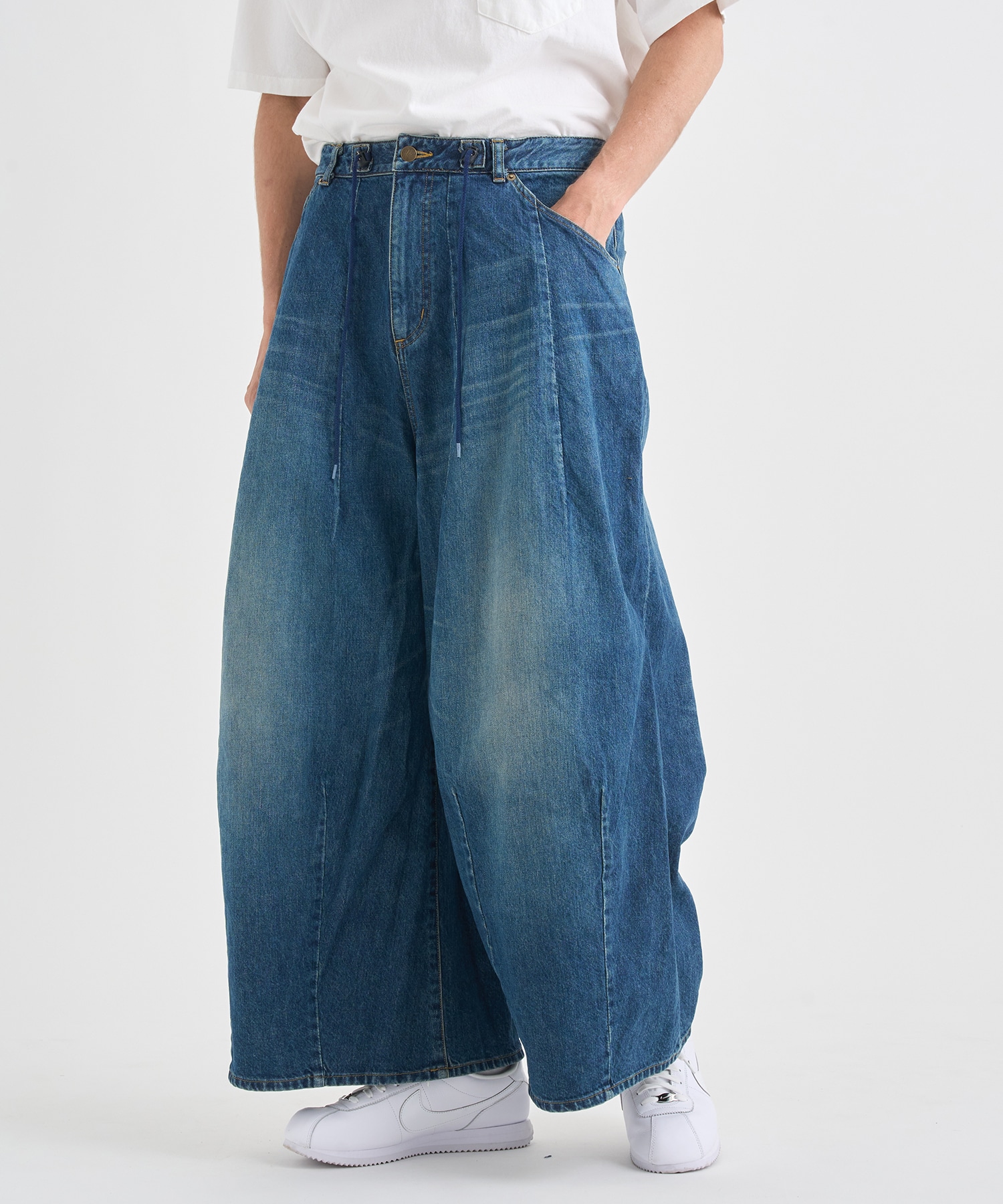 H.D.BAGGY PANT - JEAN/12oz DENIM NEEDLES