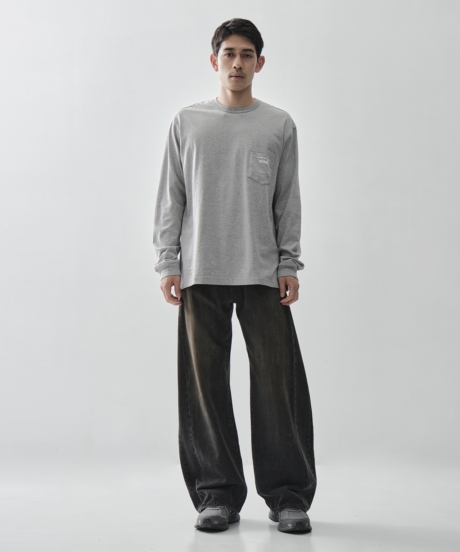 【シュタイン】DEFORMATION WIDE DENIM JEANS ssstein