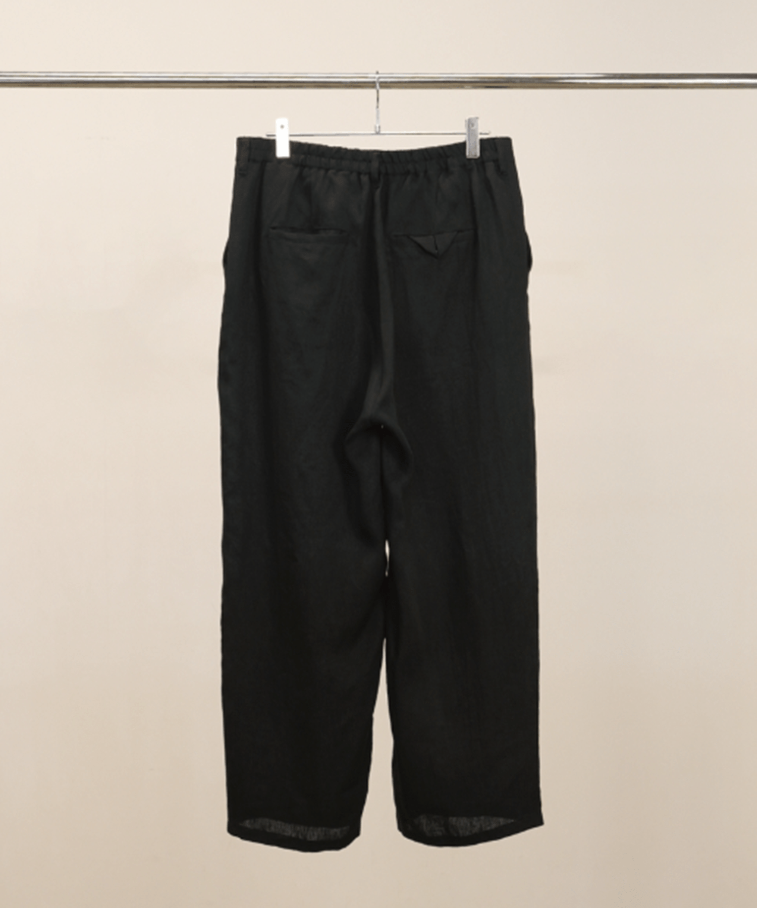 100/S LINEN TUCK SLACKS ANCELLM
