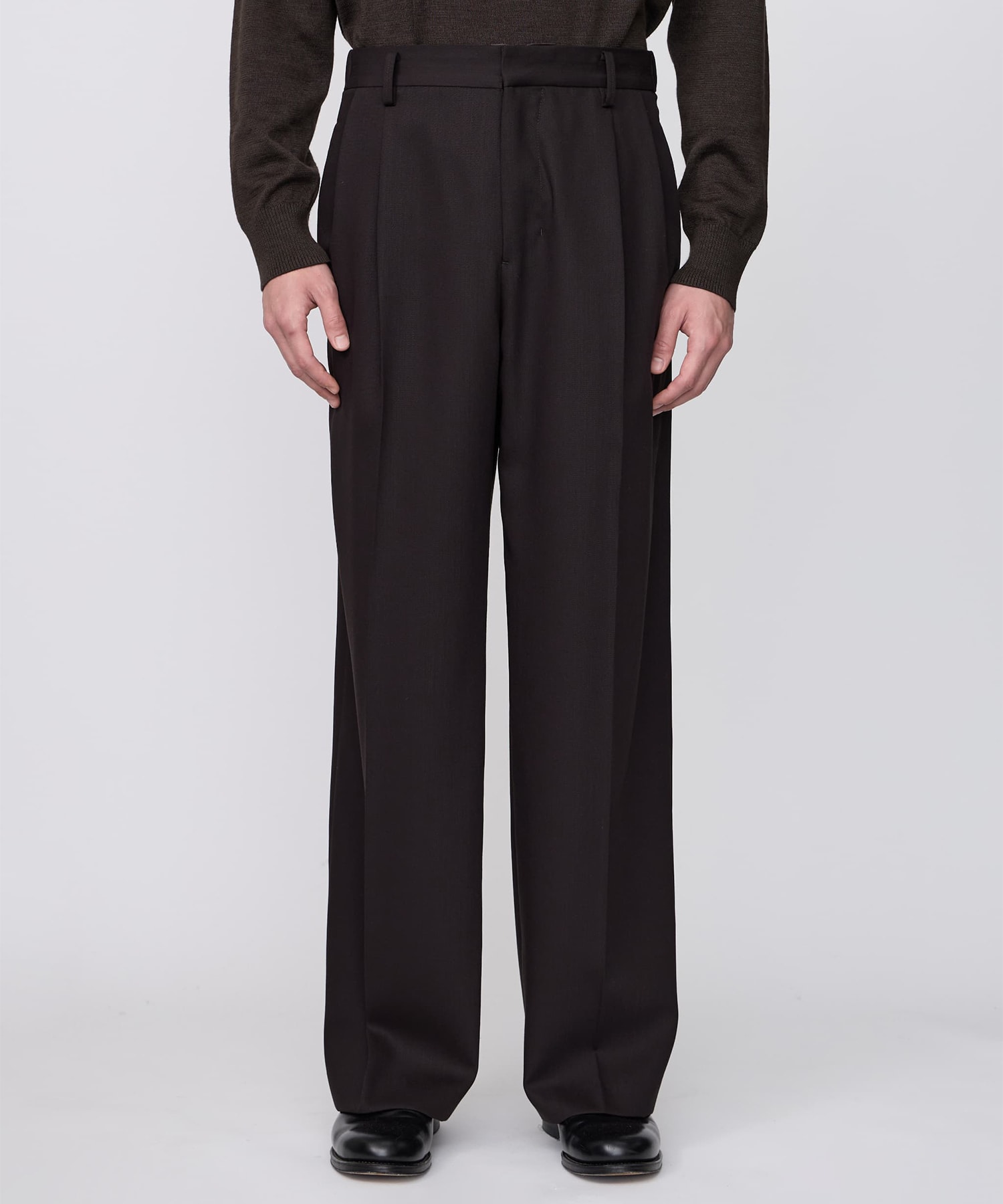 TWO TUCKS WIDE TROUSERS IRENISA