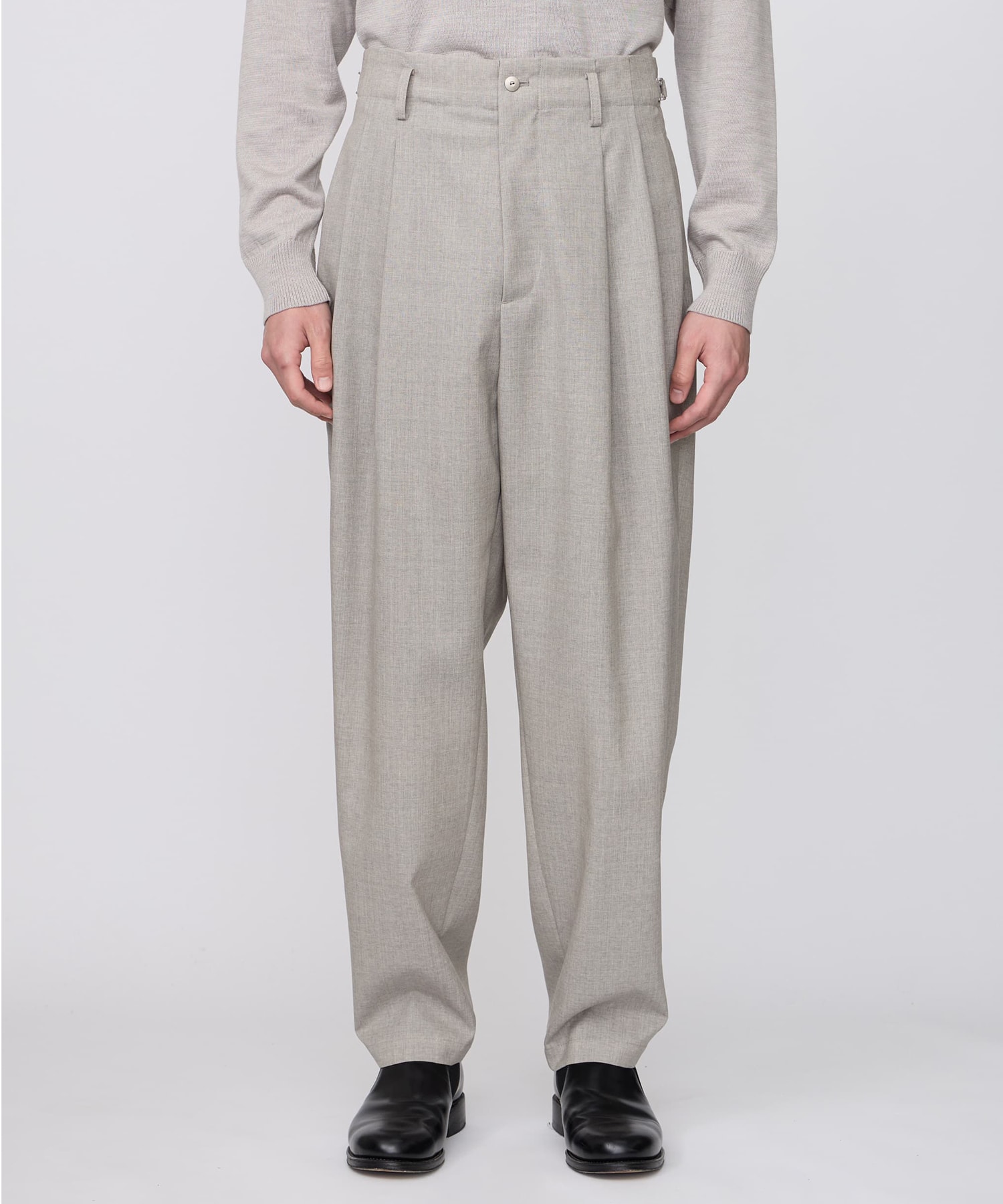 THREE TUCKS TAPERED PANTS IRENISA