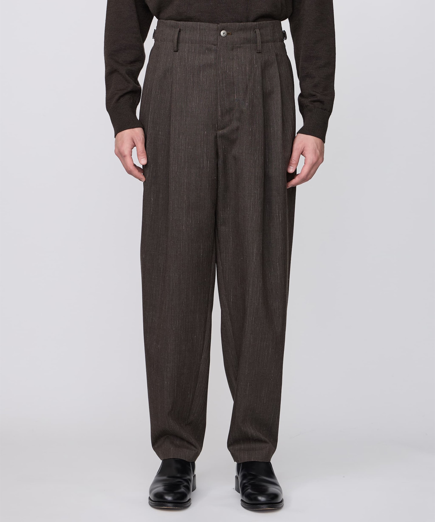 THREE TUCKS TAPERED PANTS IRENISA