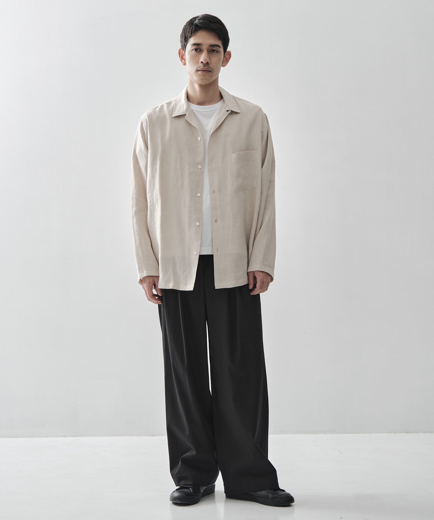 TRIPLE PLEATED EASY TROUSERS MARKAWARE