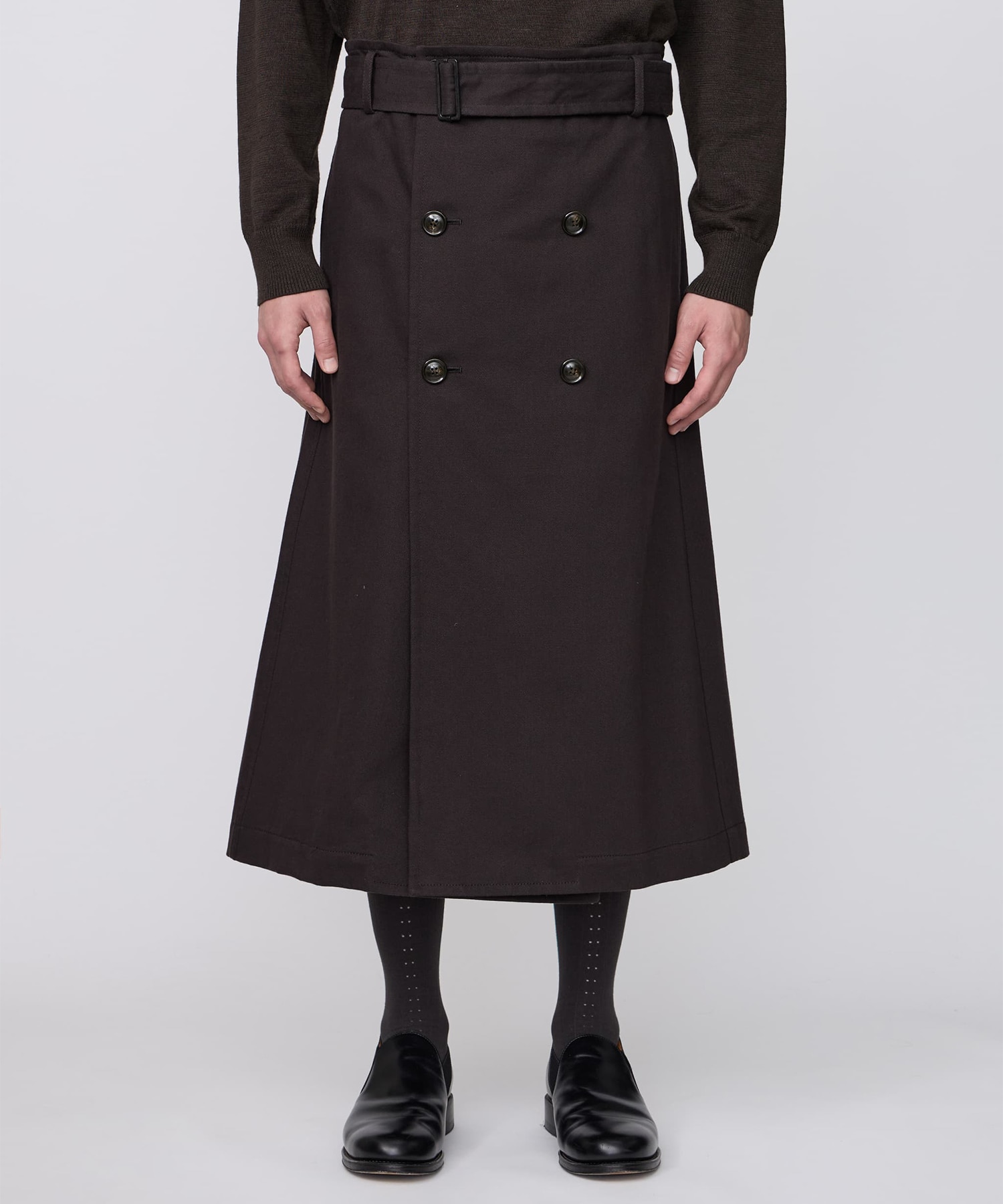 BELTED WRAP-SKIRT IRENISA