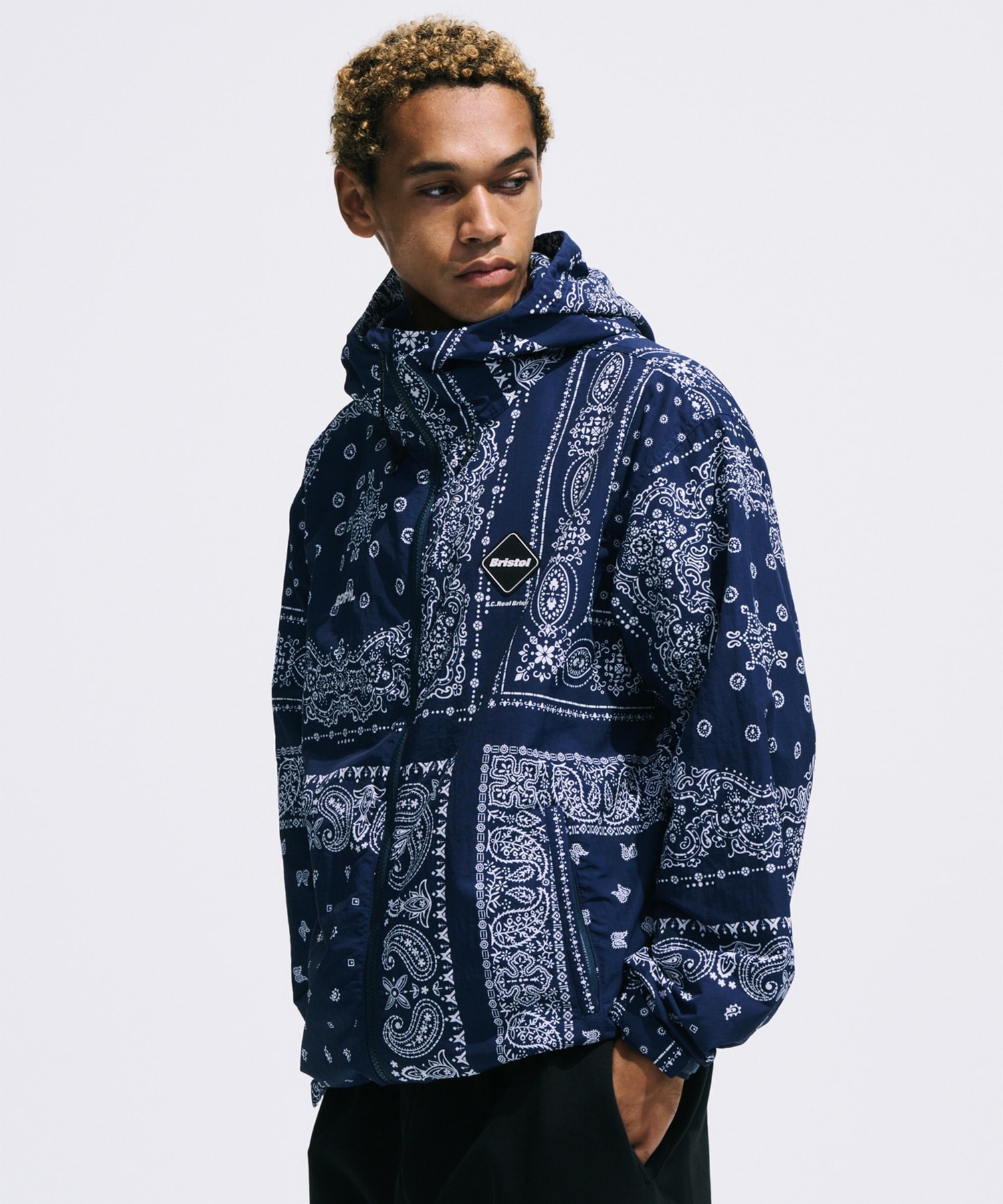 BANDANA NYLON HOODED BLOUSON F.C.Real Bristol