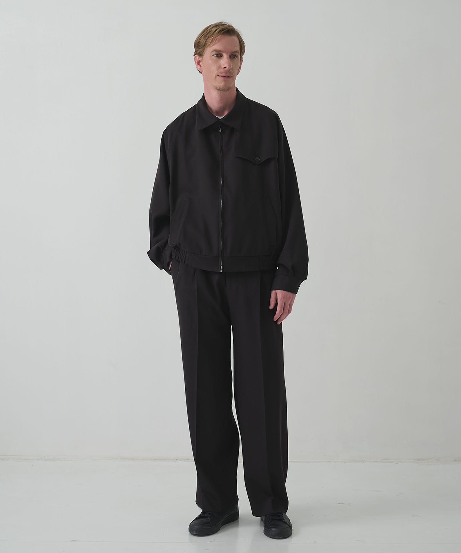 【イレニサ】GUNFLAP ZIP BLOUSON IRENISA