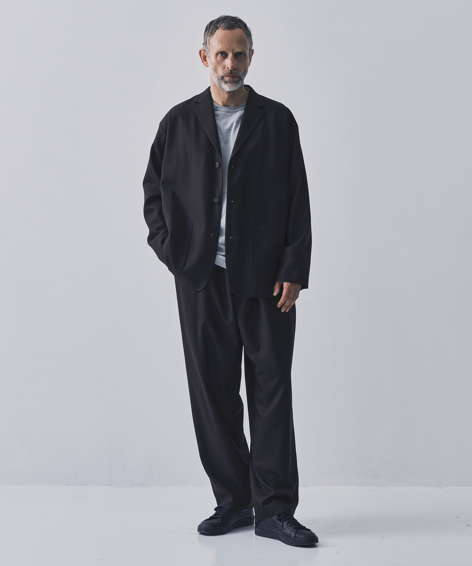 【コムデギャルソンオム】ウールギャバ 3B Jacket COMME des GARCONS HOMME