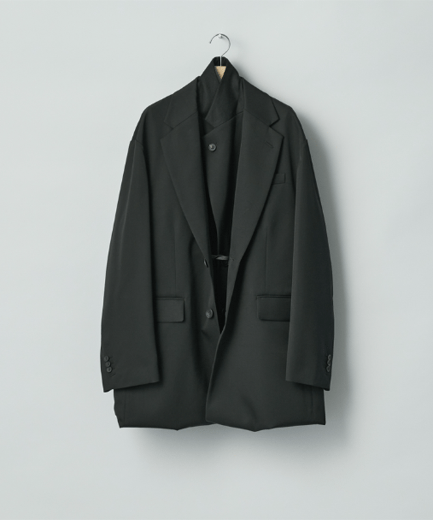 OVERSIZED LAYERED COMBINATION JACKET ssstein