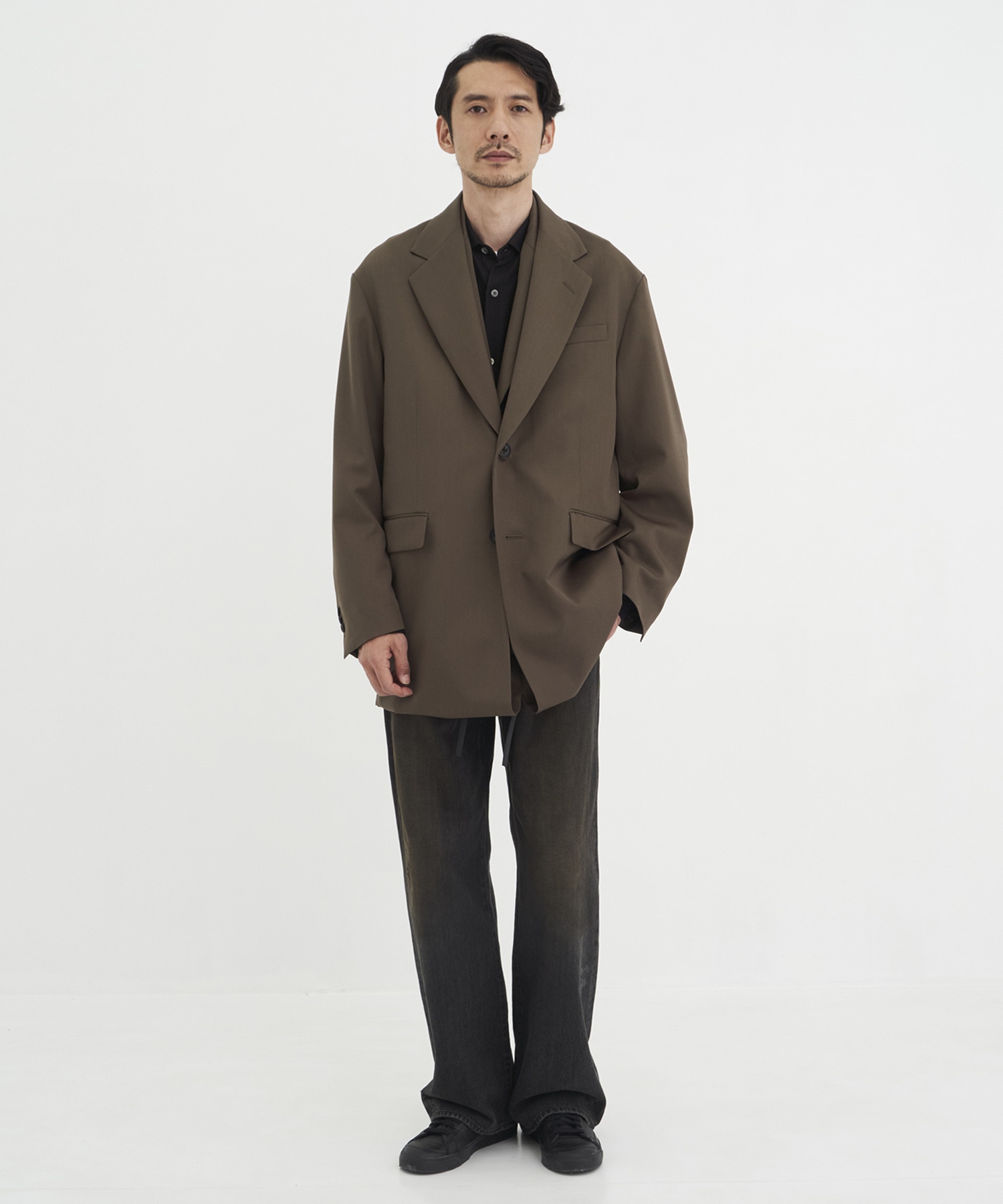 OVERSIZED LAYERED COMBINATION JACKET ssstein