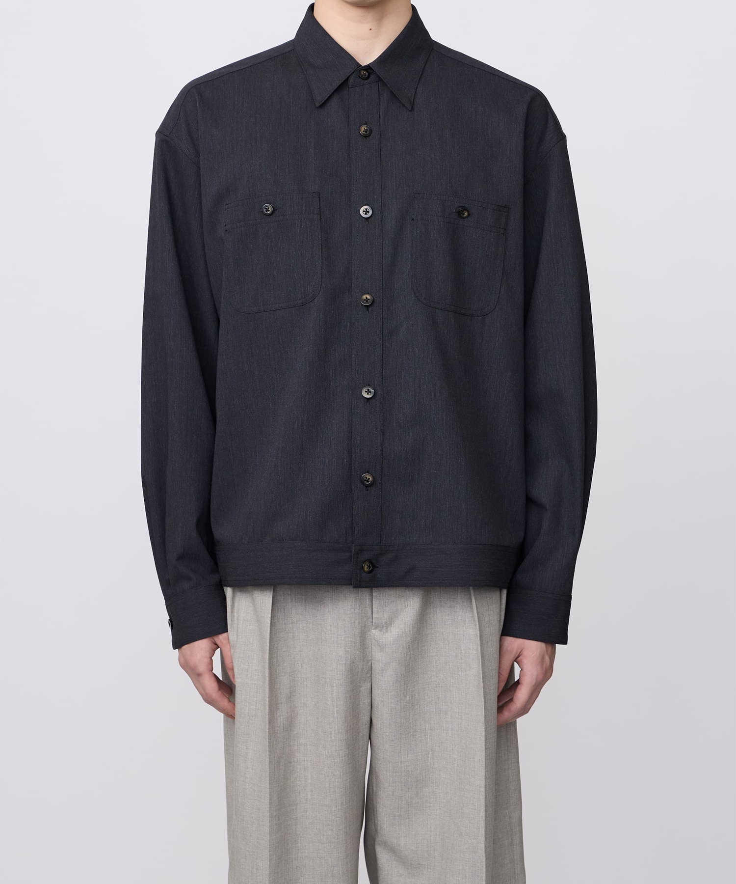【イレニサ】BOXY SHIRT BLOUSON IRENISA