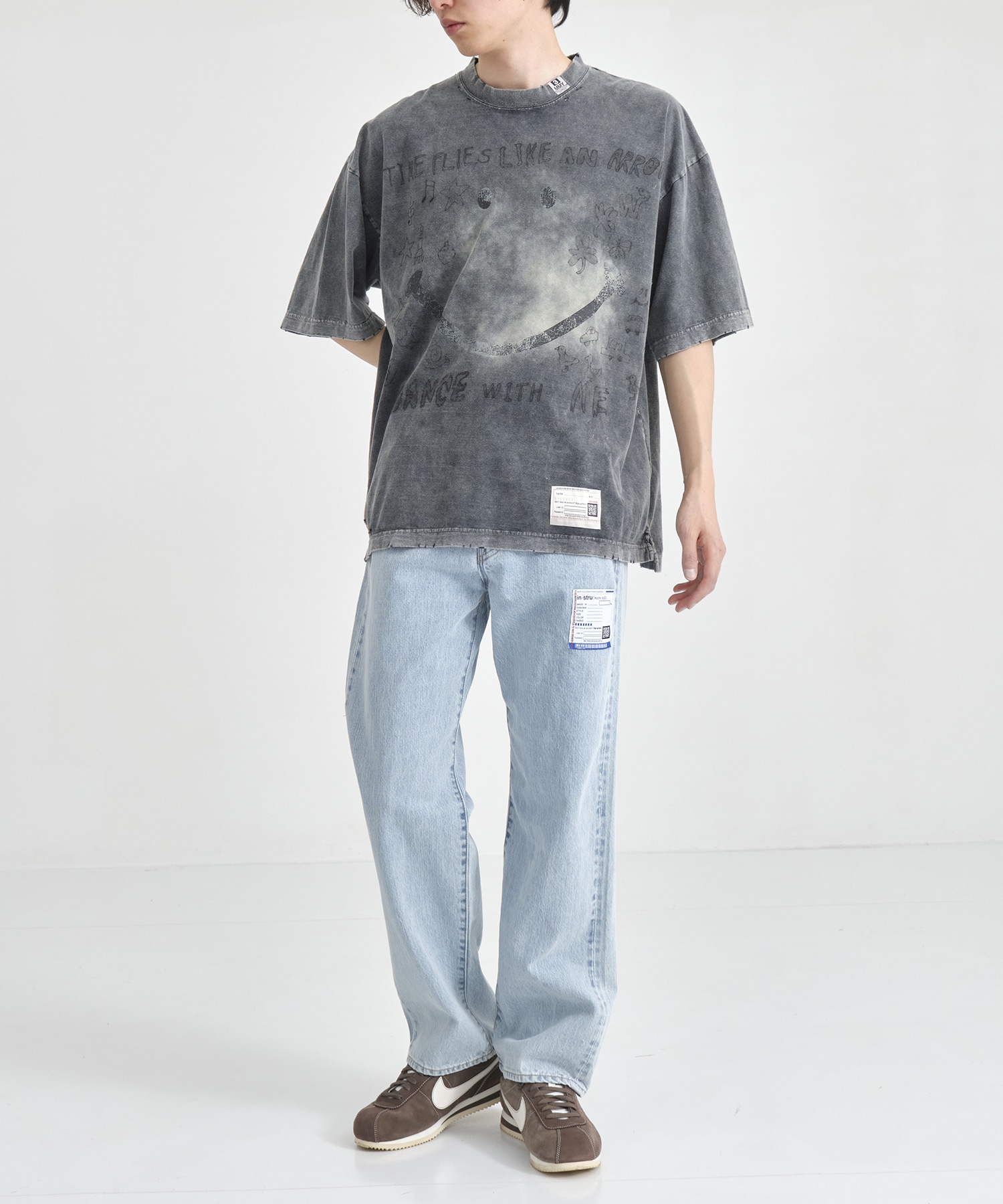 BLEACHED TEE Maison MIHARA YASUHIRO