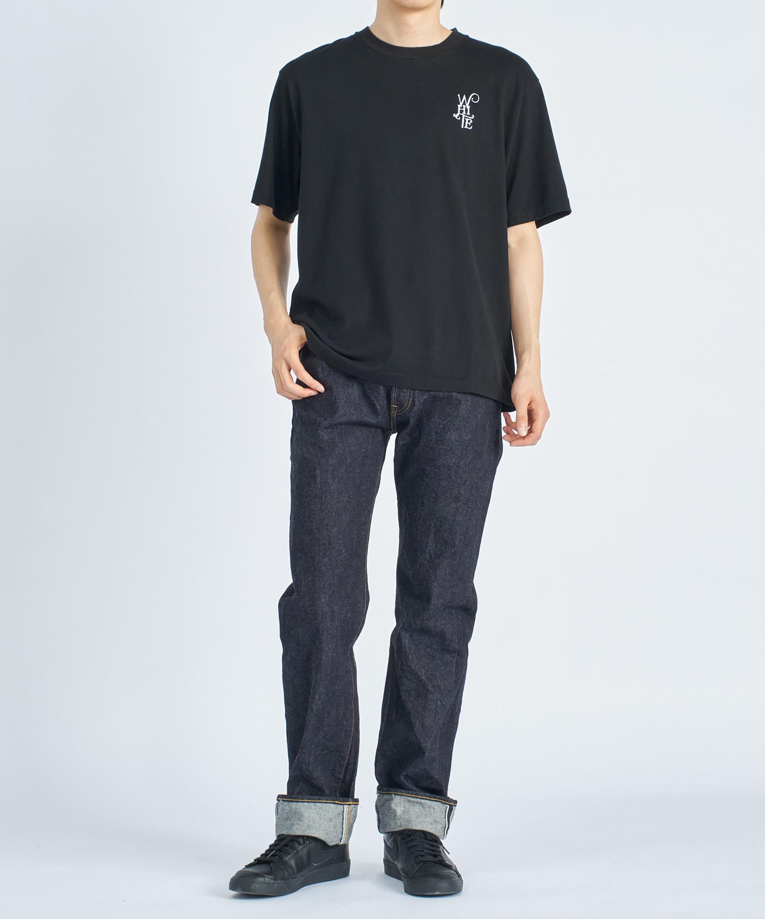 WM LOGO EMBROIDERY T-SHIRT White Mountaineering