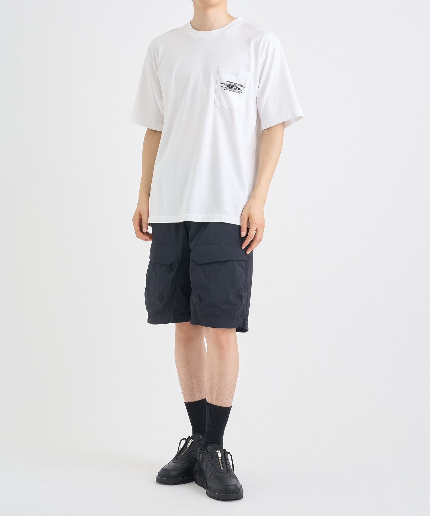 MULTILOGO POCKET T-SHIRT White Mountaineering
