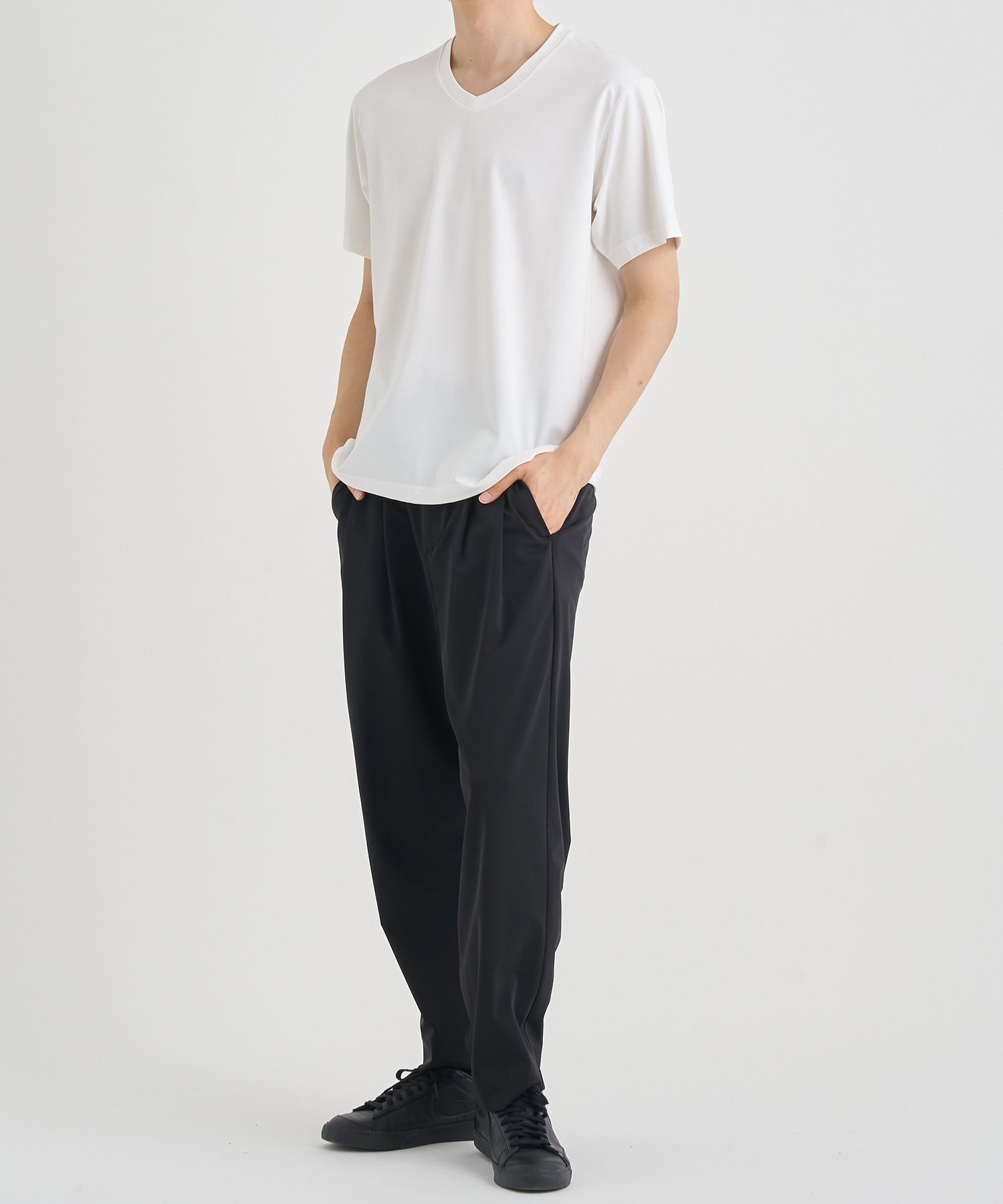 『もう、汗らない』SOLOTEX Jersey S/S V Neck T-Shirts THE TOKYO
