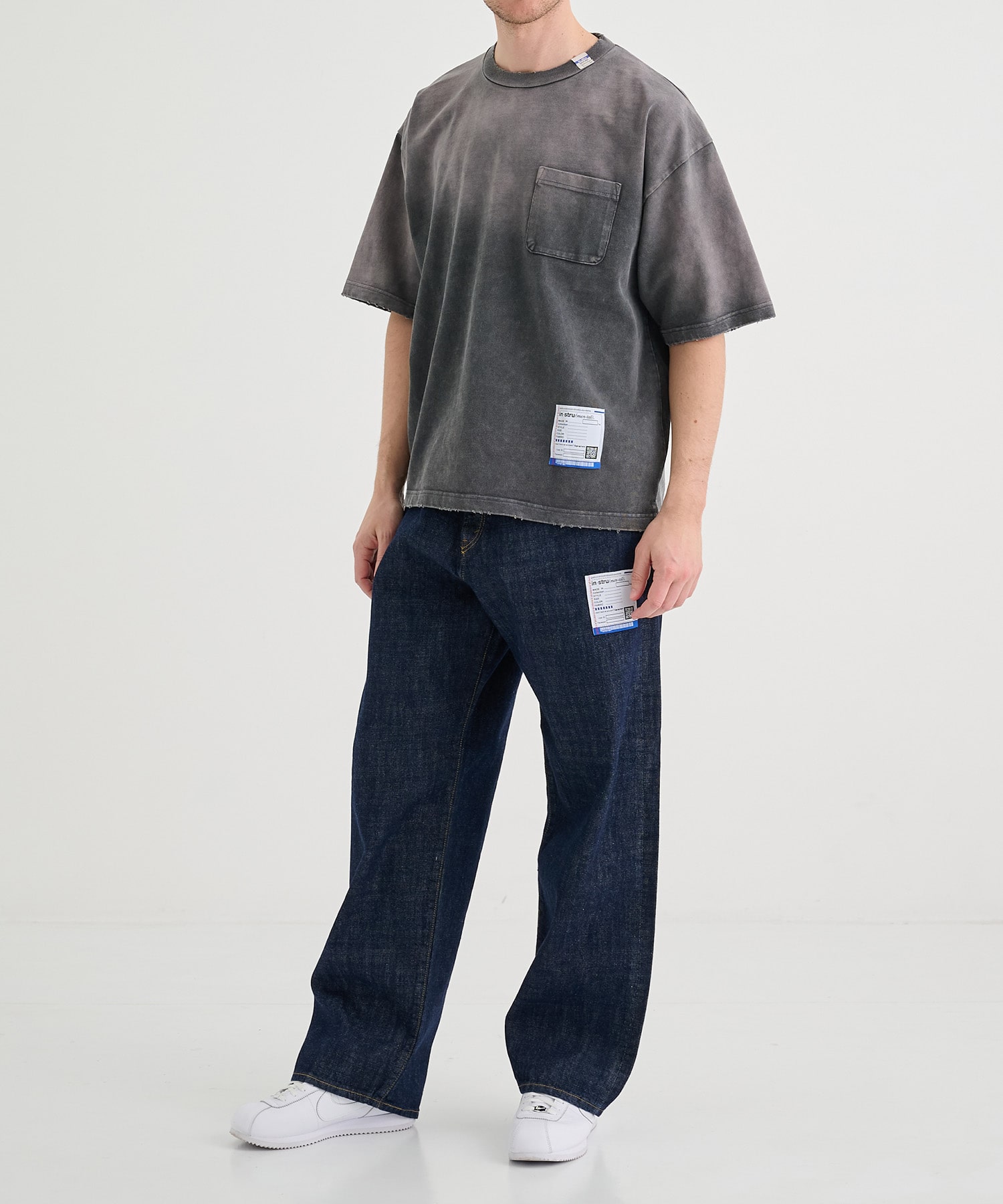 DISTRESSED SS T-SHIRTS Maison MIHARA YASUHIRO