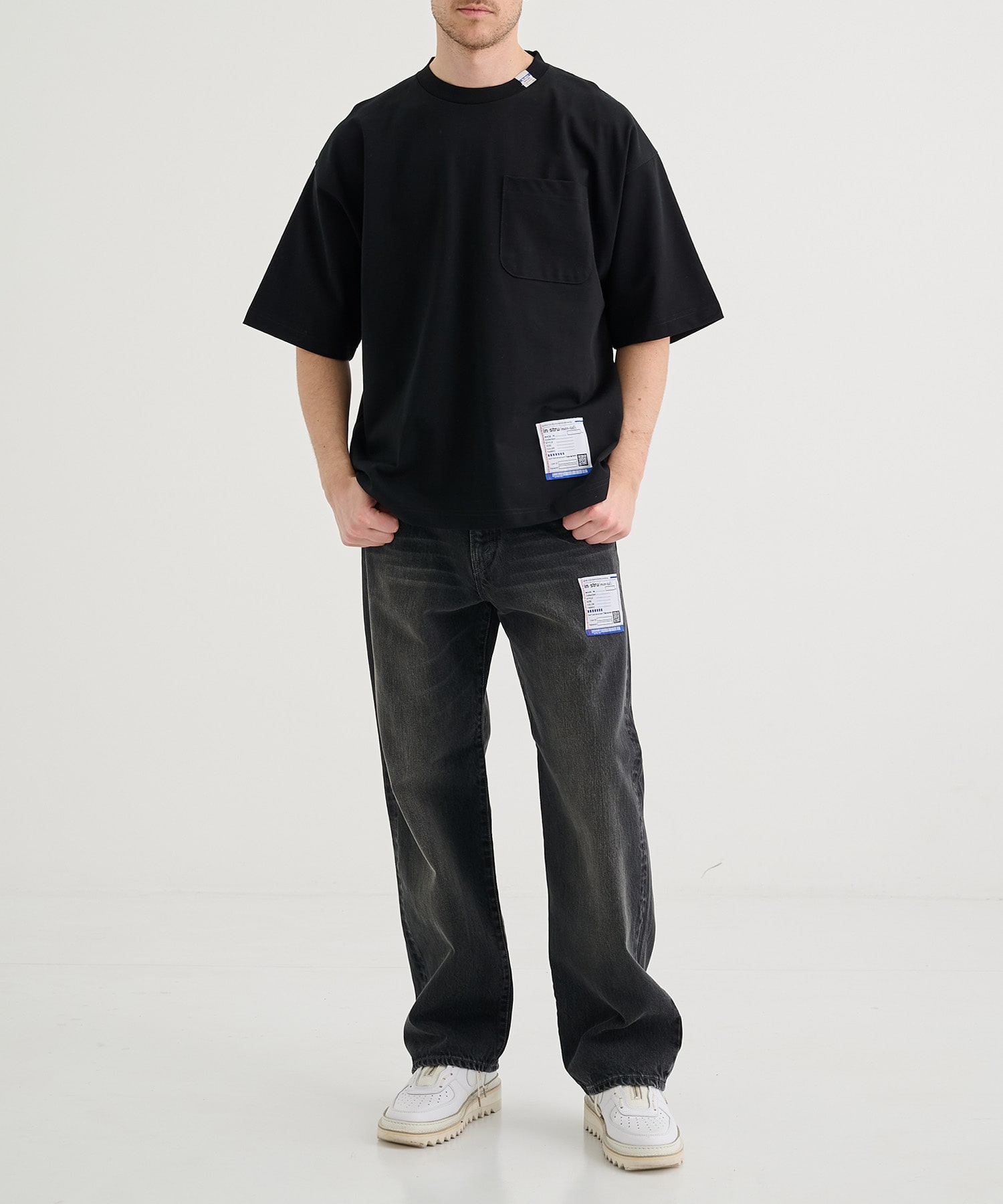 HEAVY WEIGHT JERSEY POCKET SS TEE Maison MIHARA YASUHIRO