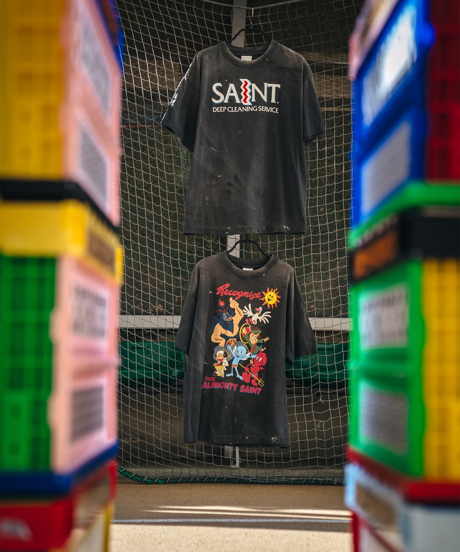 【セントマイケル】SM-MK8-0000-008/SS T-SHIRT/ALMITHY SAINT/BLACK SAINT MXXXXXX