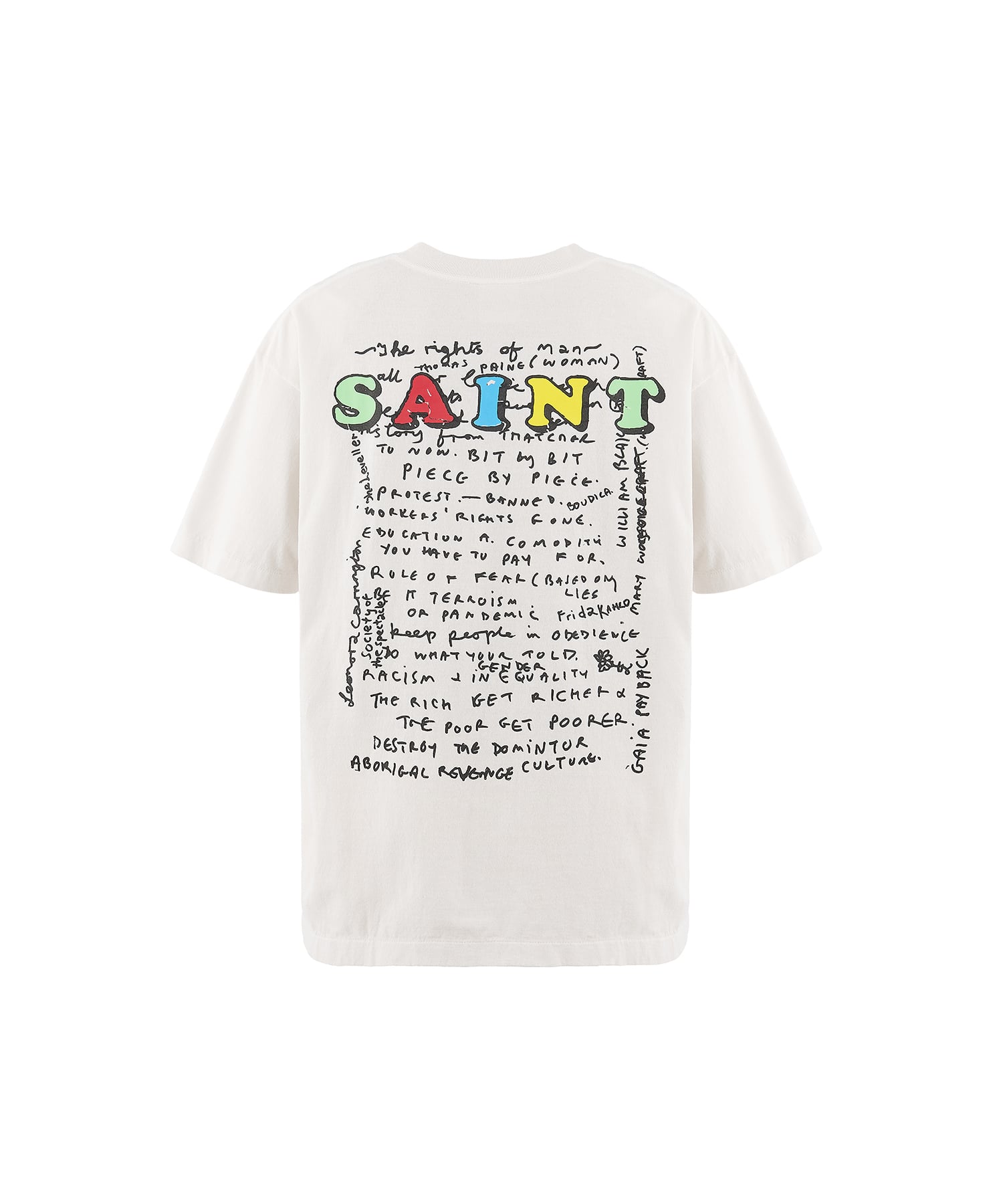 【セントマイケル】SM-MK8-0000-C02/JR_SS T-SHIRT/MASK/WHITE SAINT MXXXXXX