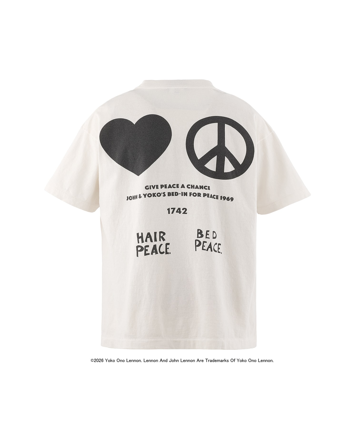 【セントマイケル】SM-MK8-0000-C27/JL_SS T-SHIRT/IMAGINE PEACE/WHT SAINT MXXXXXX